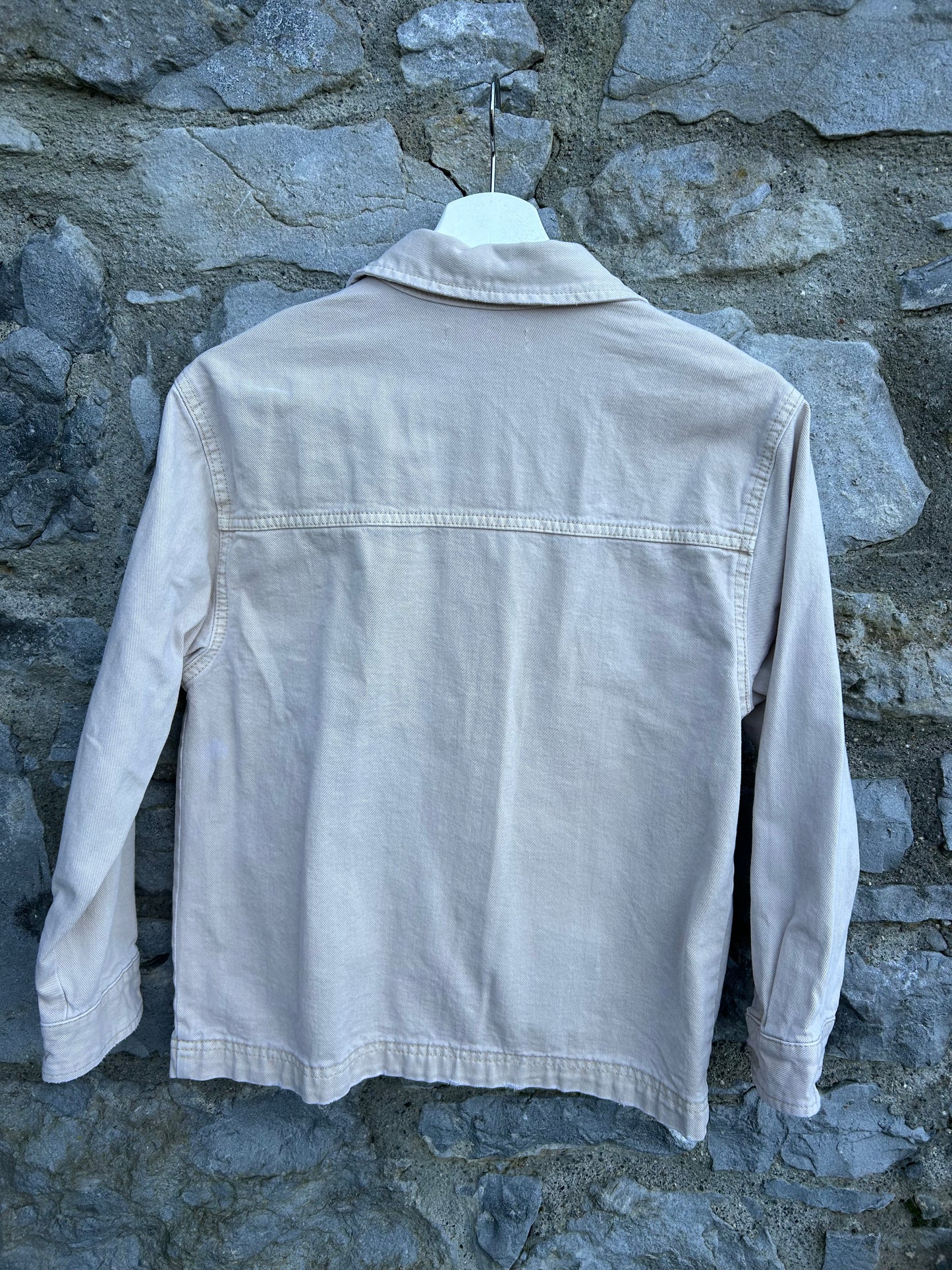 Beige denim overshirt 11-12y (146-152cm)