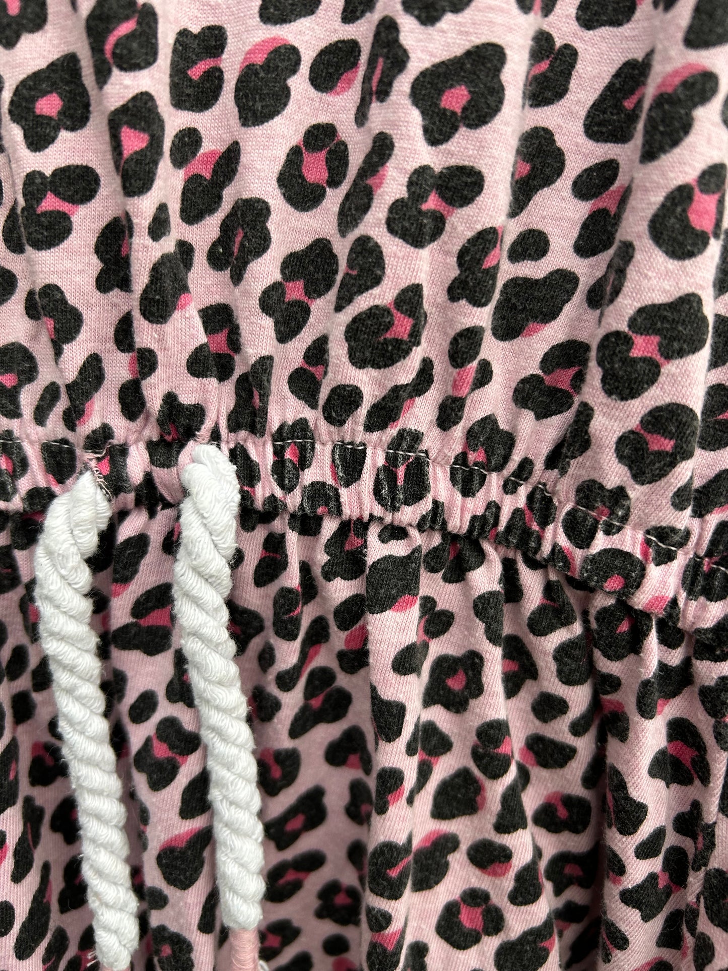 Pink leopard dress 2-3y (92-98cm)