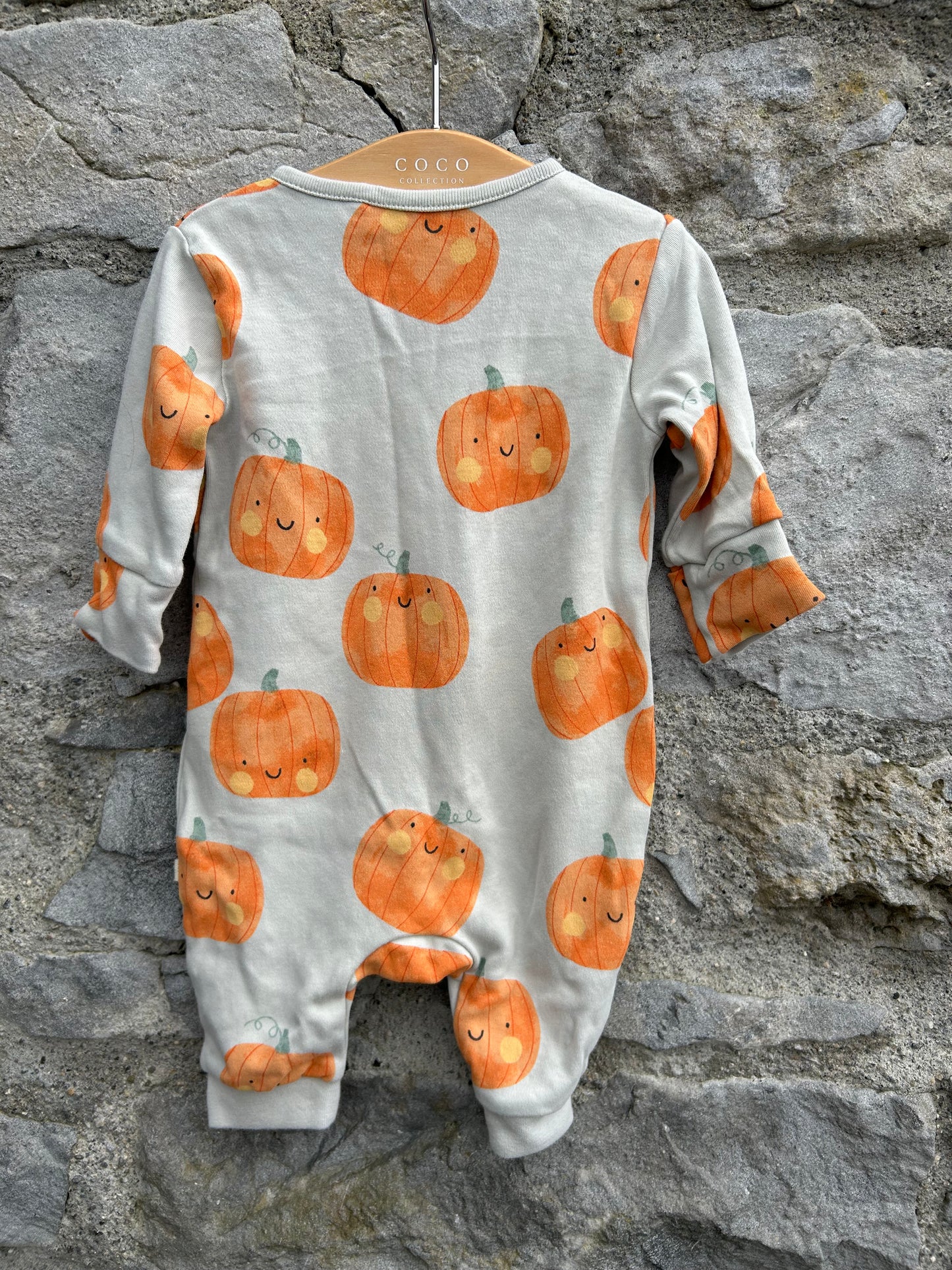 Pumpkin onesie 0-3m (56-62cm)