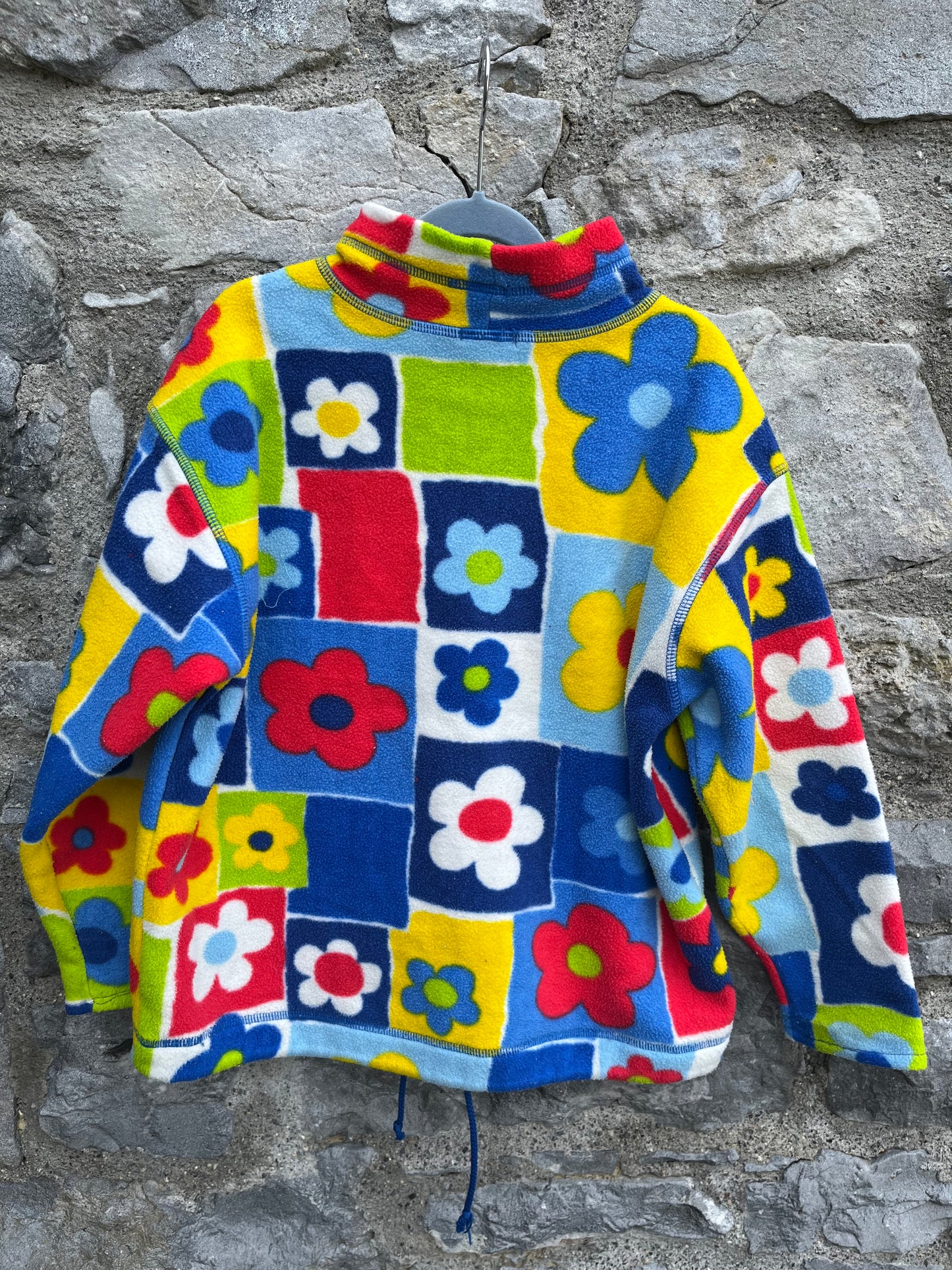 90s patchwork floral fleece 11-12y (146-152cm)