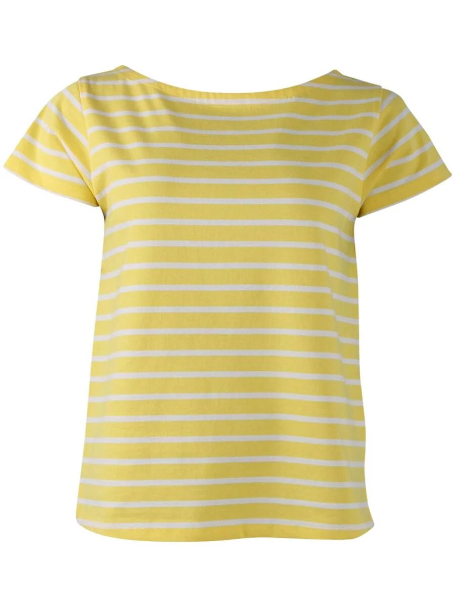 Yellow stripy top uk 10