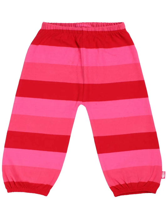 Pink stripy baggy pants  5y (110cm)