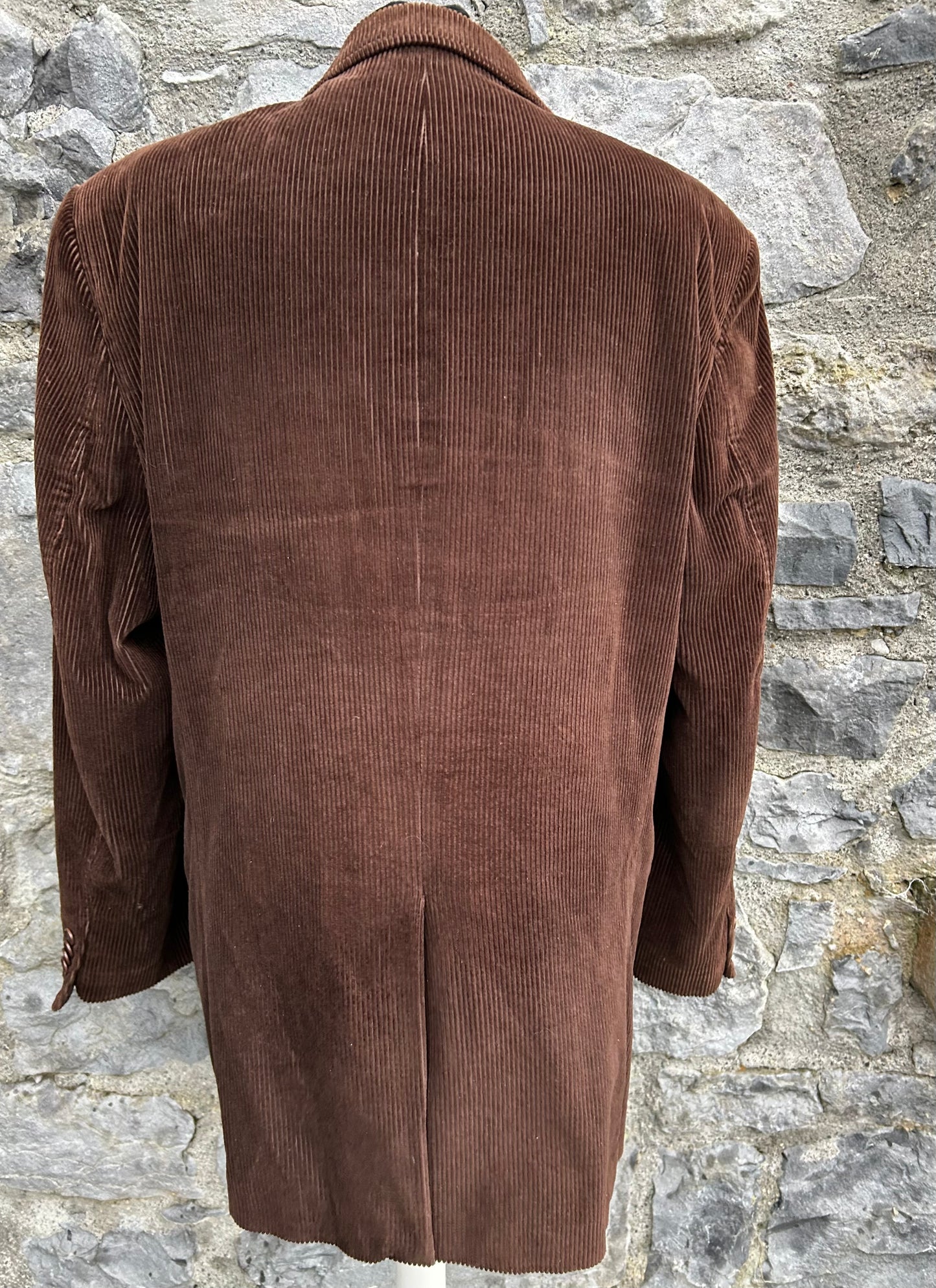 90s brown cord jacket Large