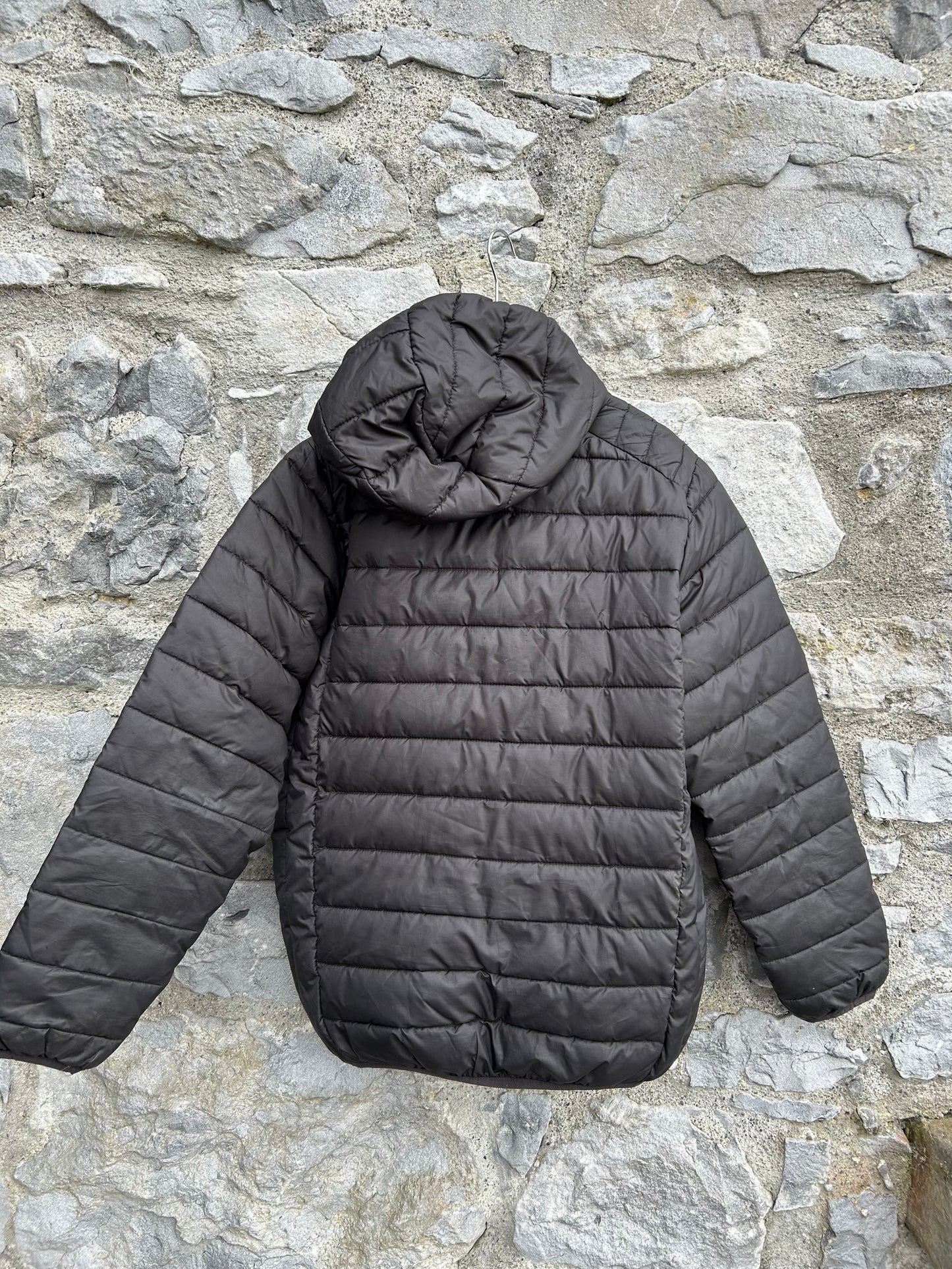 Black puffy jacket 12-13y (152-158cm)