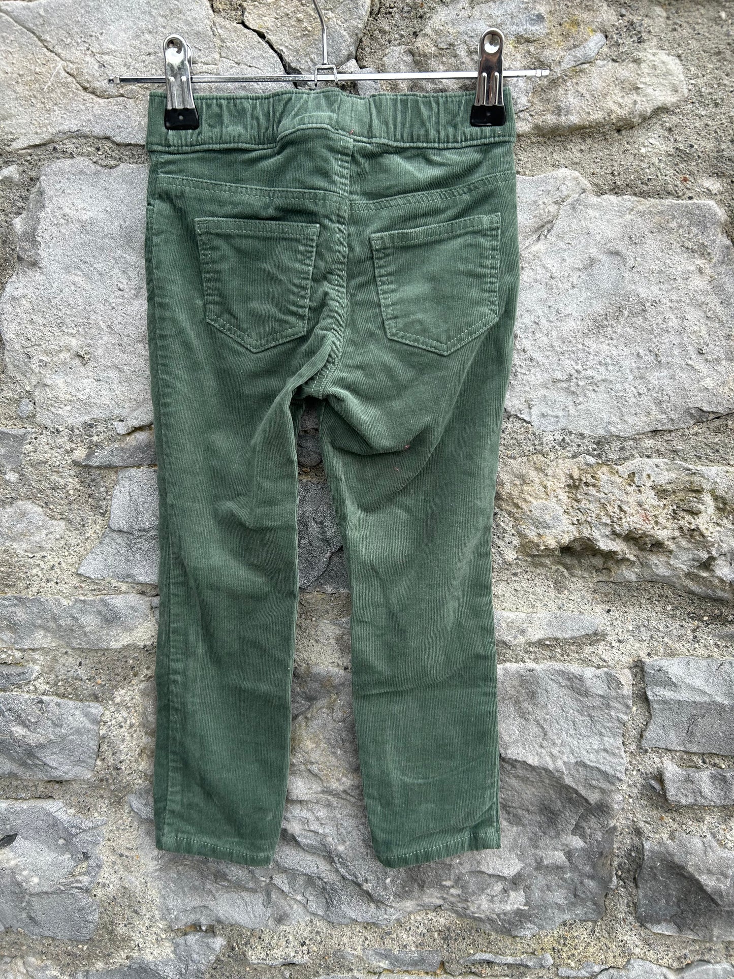 Green cord treggings 2-3y (92-98cm)