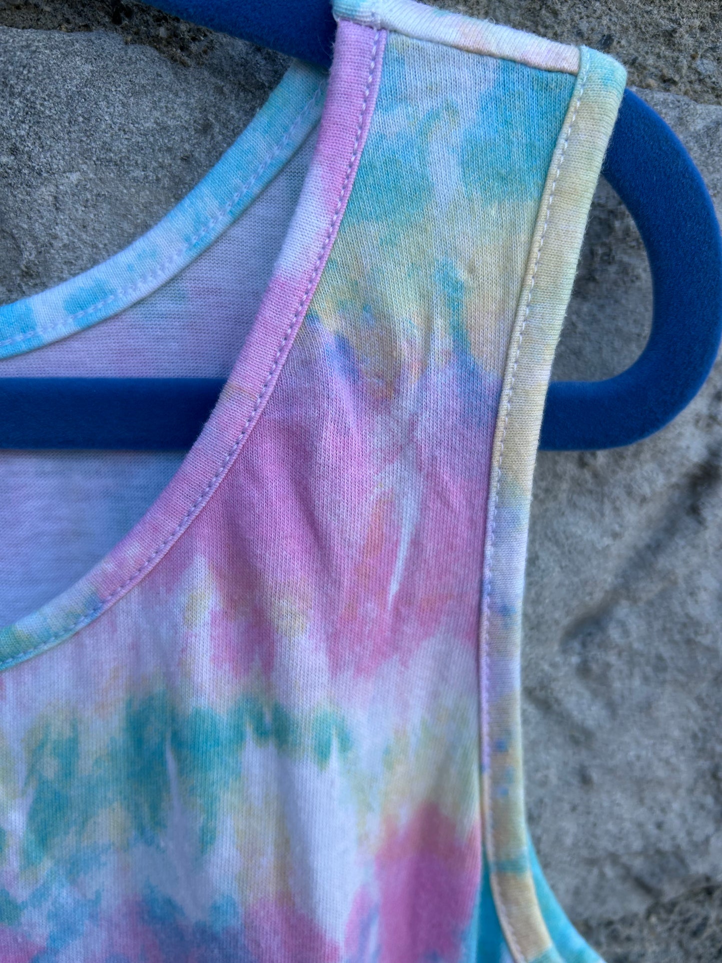 Tie dye colourful dress 10-11y (140-146cm)