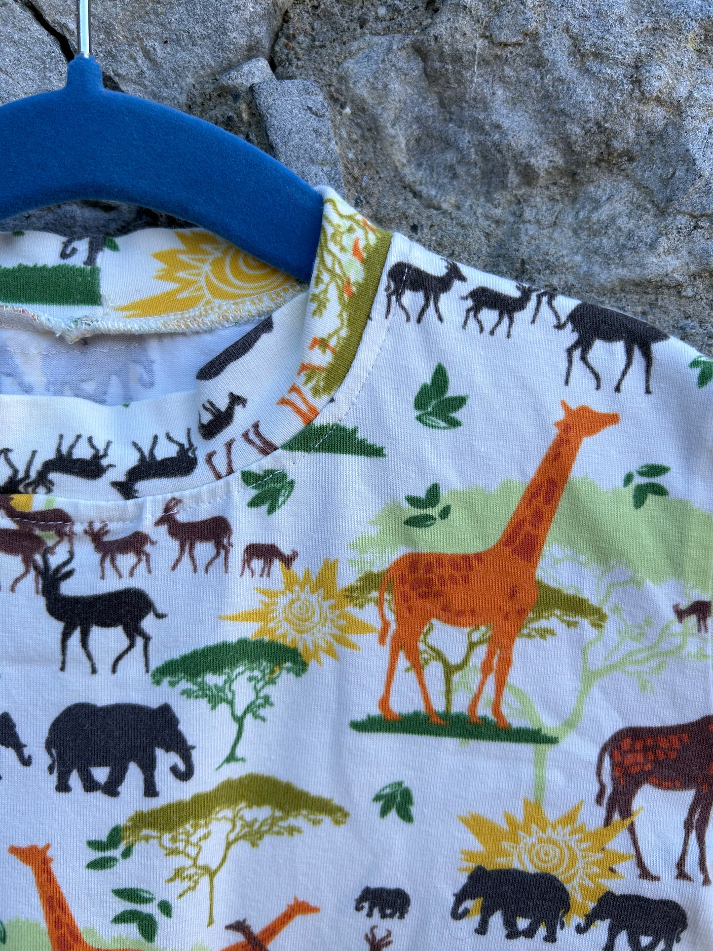 Savannah animals T-shirt 2-3y (92-98cm)