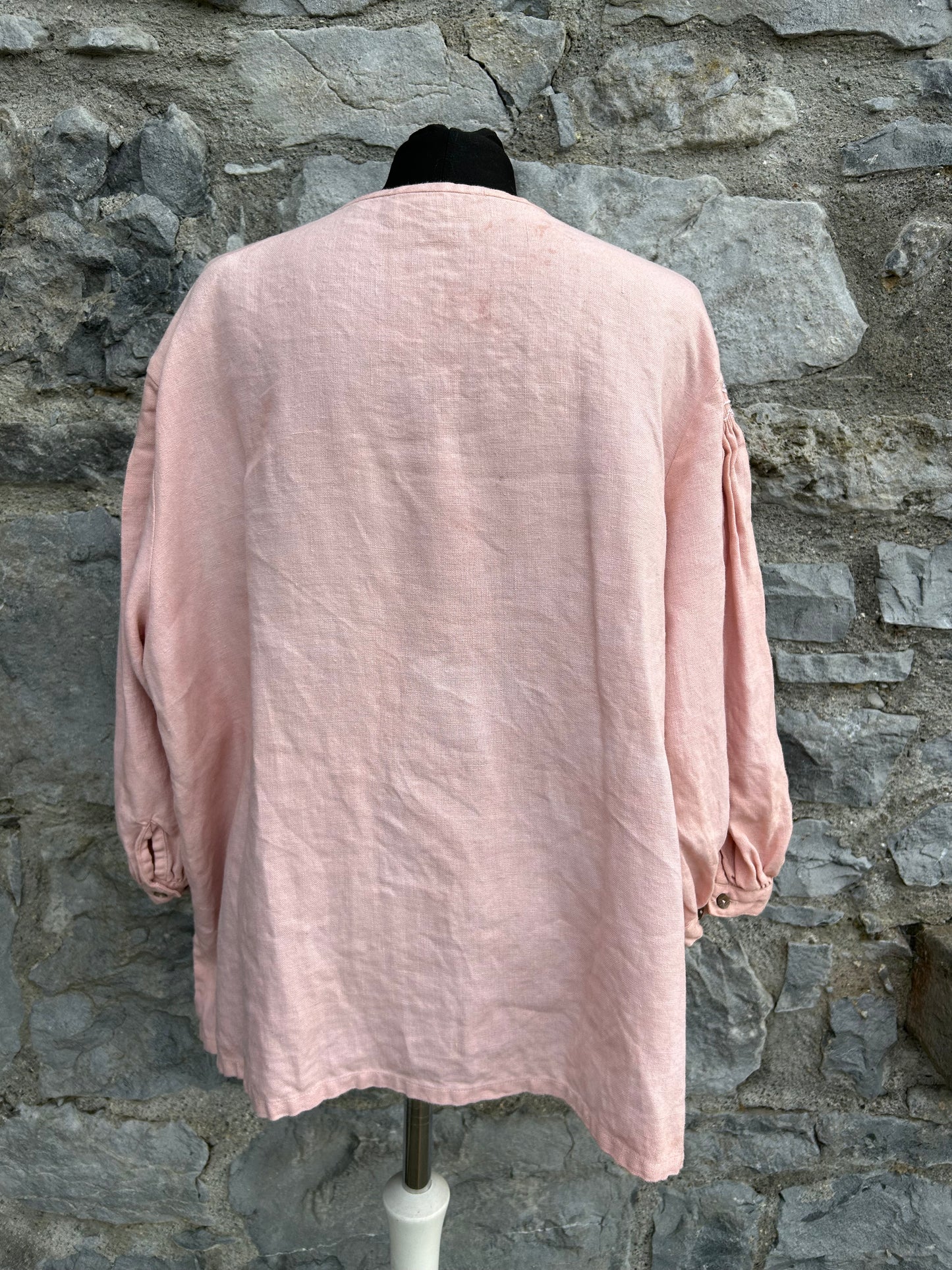 Peach folk blouse uk 18-20