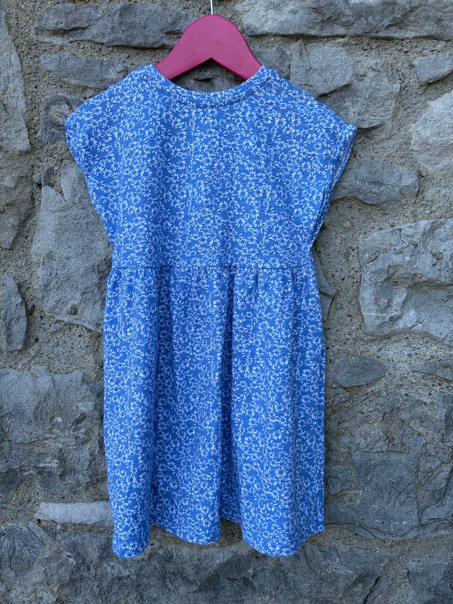 Blue floral dress 2-3y (92-98cm)