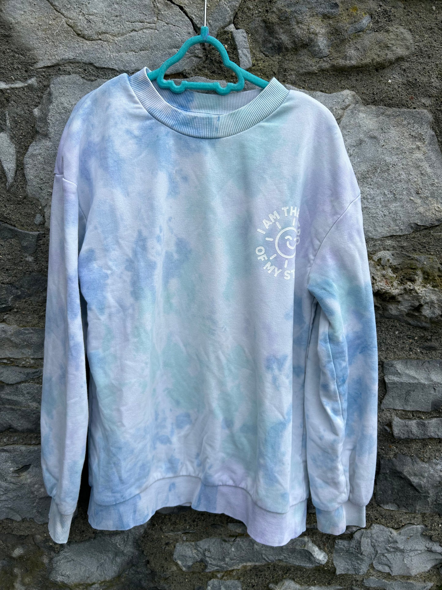 Blue tie dye sweatshirt 9-10y (134-140cm)