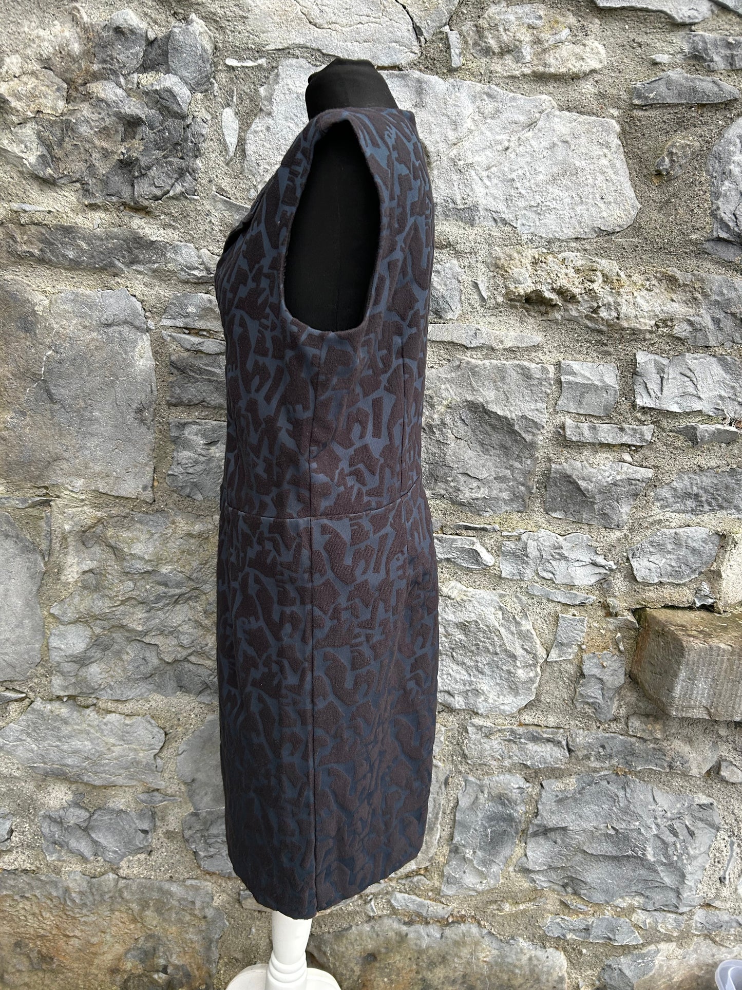 Dark Green&black dress uk 12