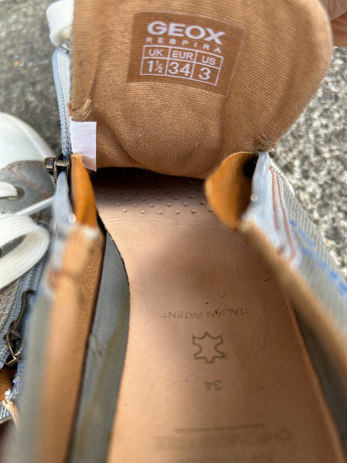 Grey trainers uk 1.5 (eu 34)