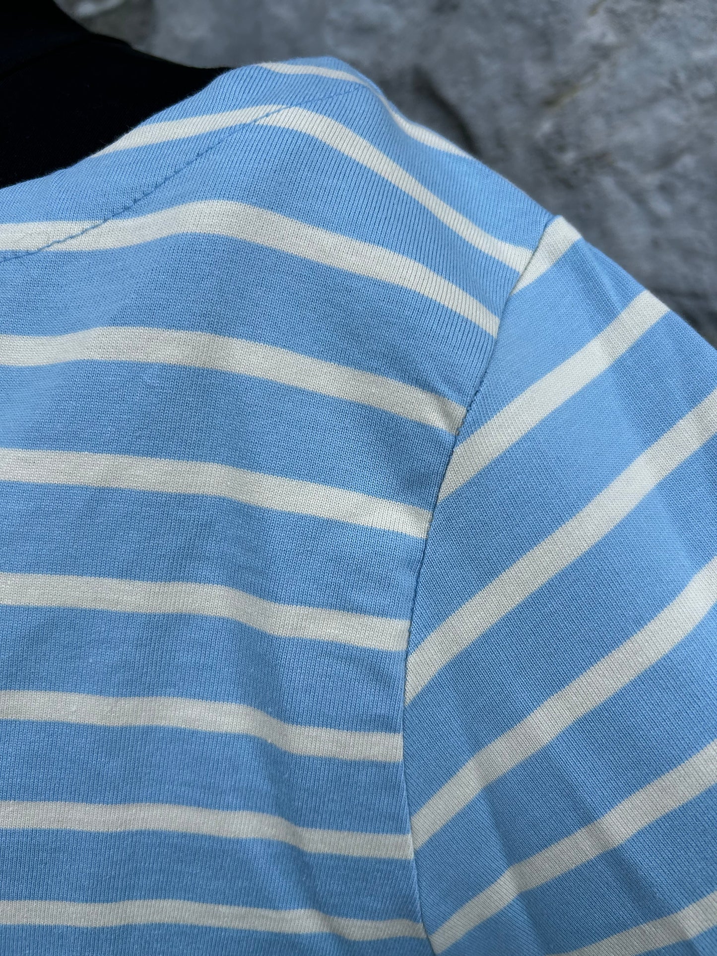 Blue stripy top uk 16