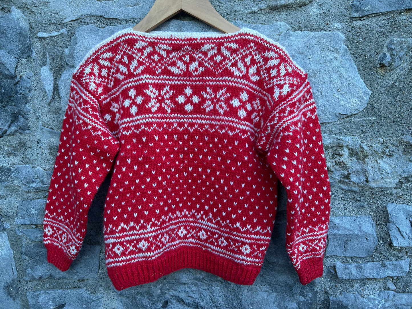 Snowflakes Nordic Fair Isle jumper 4-5y (104-110cm)