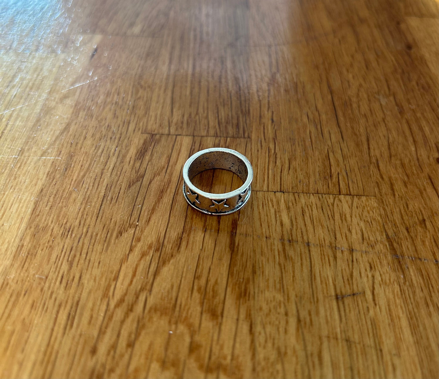 Stars silver ring