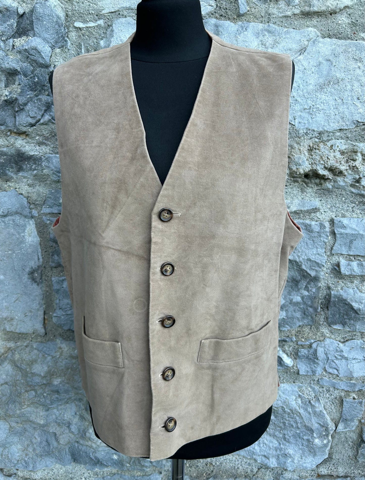Beige waistcoat Medium