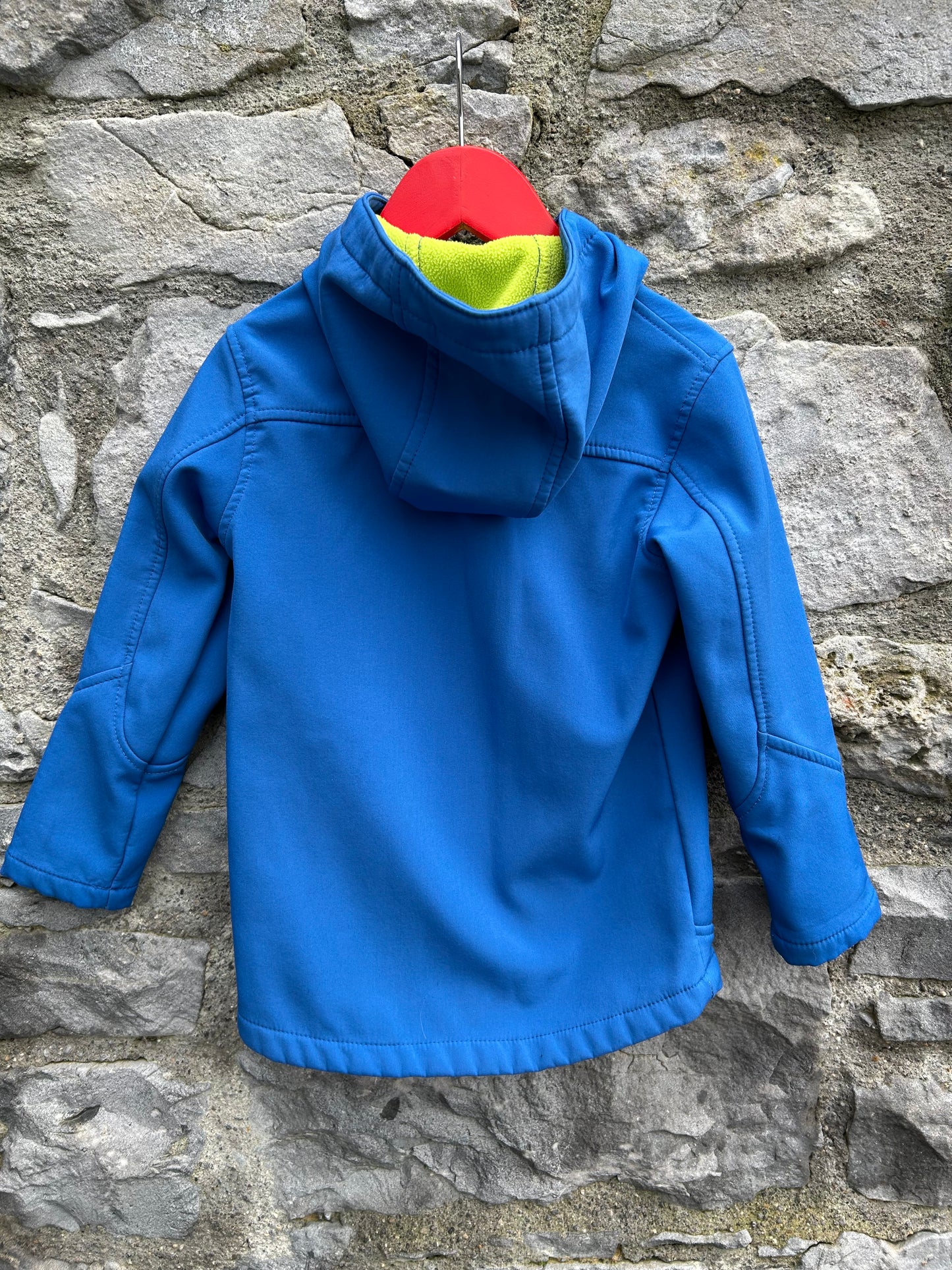 Blue softshell jacket 3-4y (98-104cm)