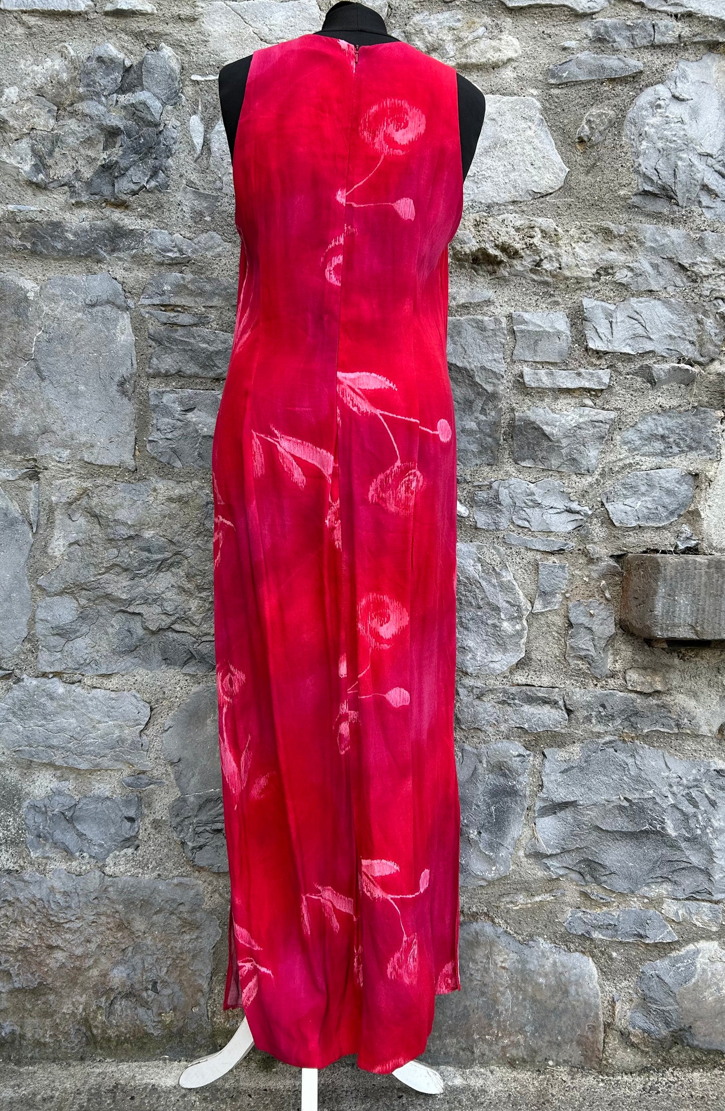 Y2K pink flowers dress uk 12