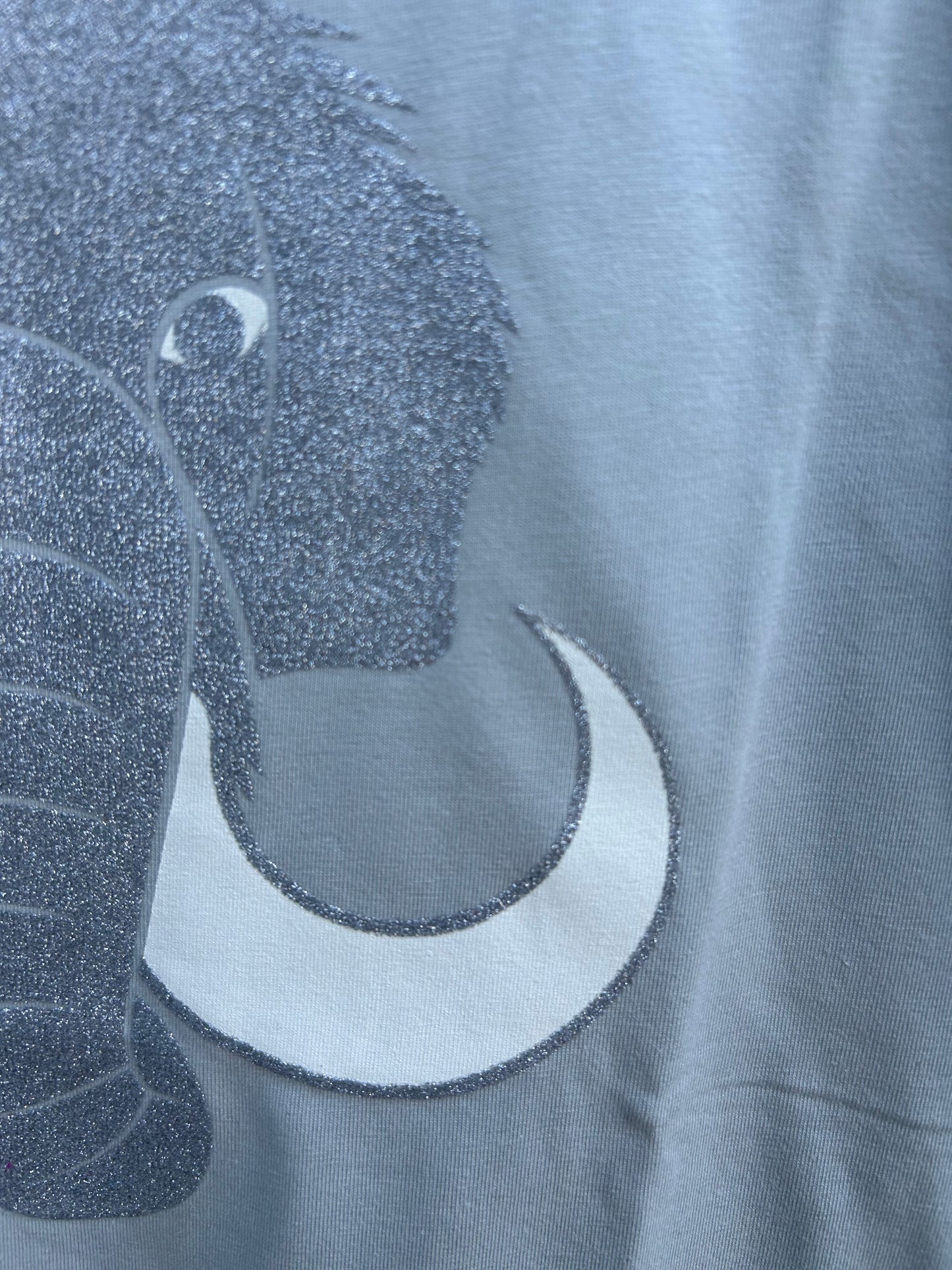 Glitter mammoth grey T-shirt 7y (122cm)