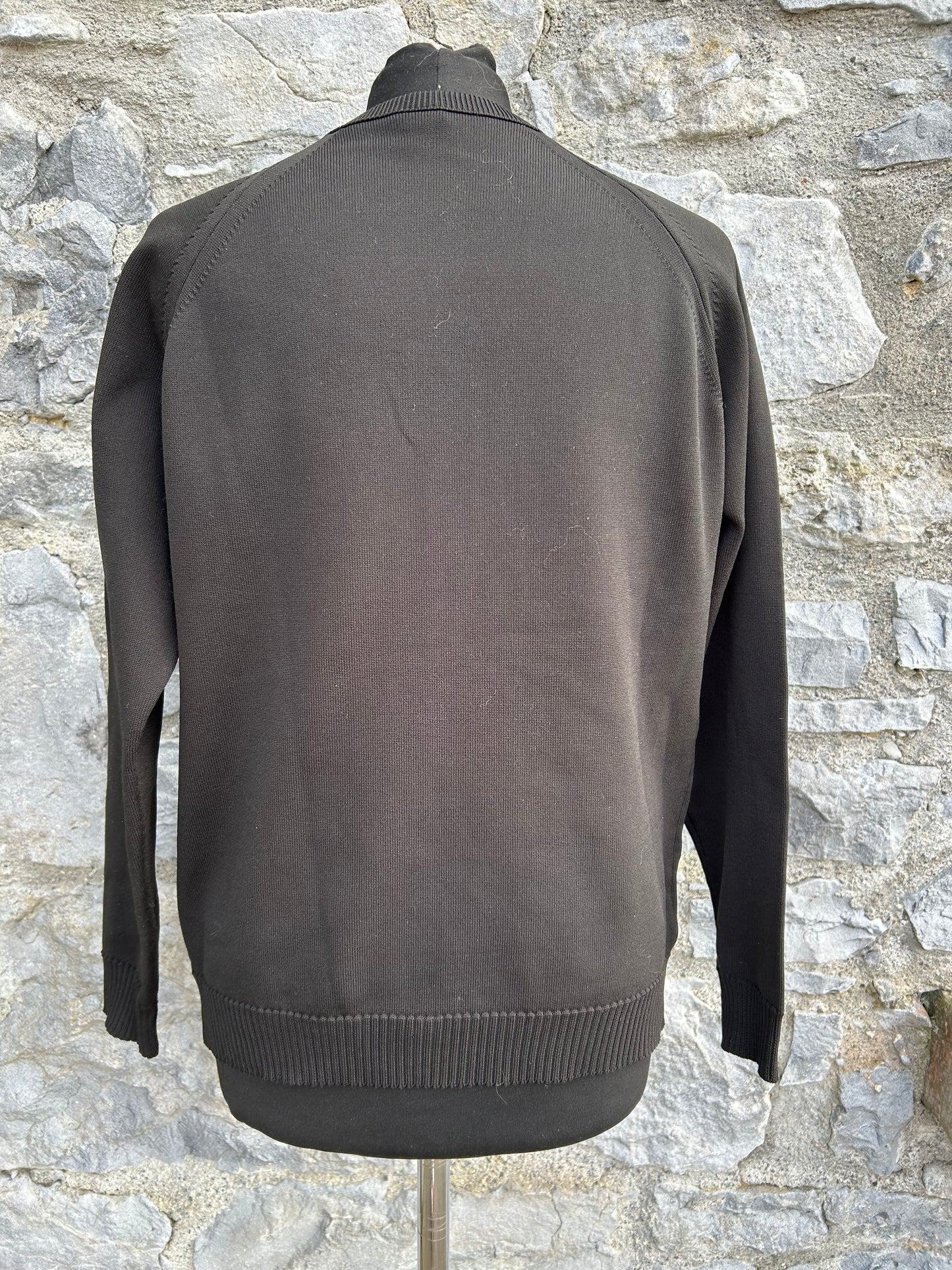 80s black cardigan uk 10-12