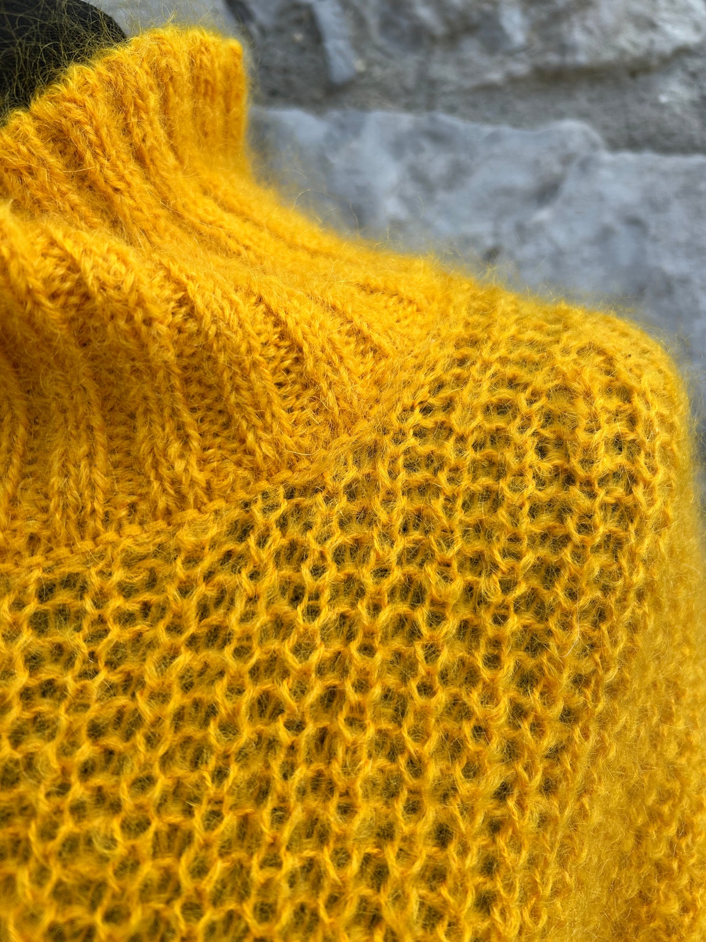 Funnel-Neck Mohair Tunic uk 10-12