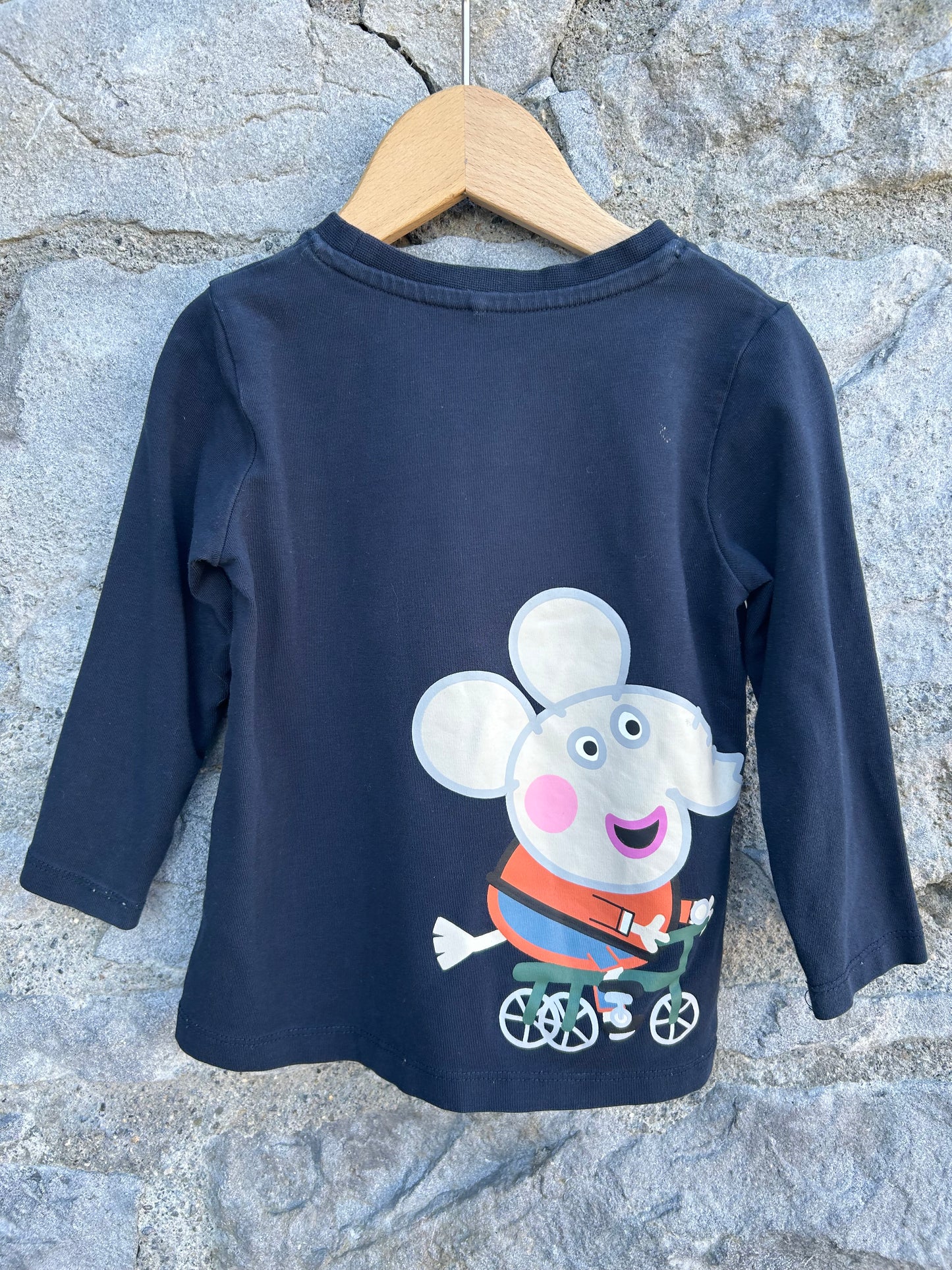 George navy top 9-12m (74-80cm)