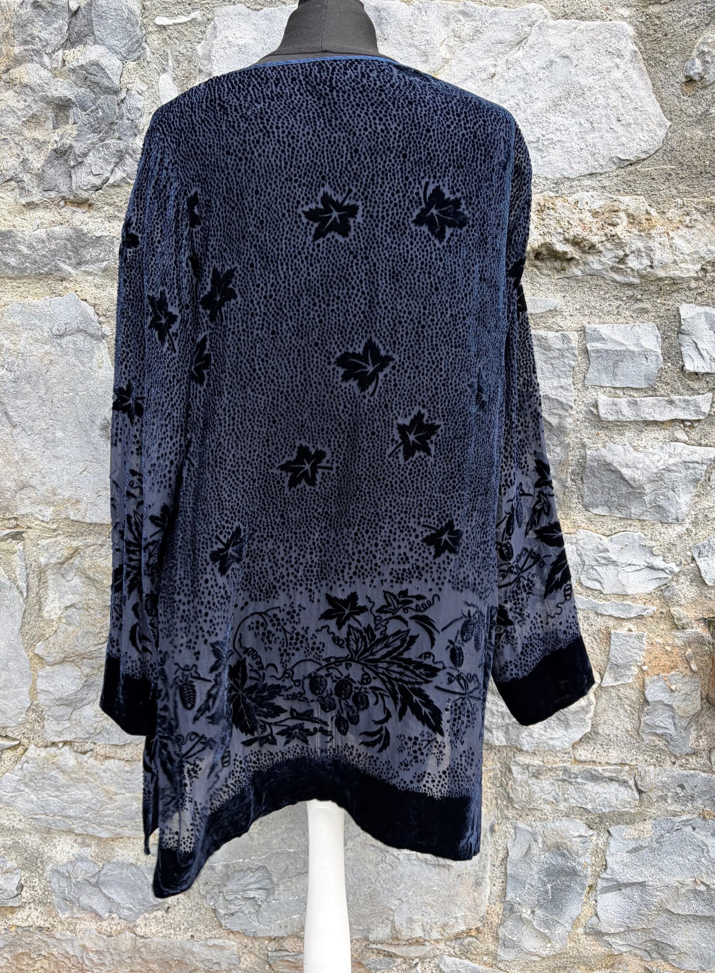 Navy sheer tunic uk 12-14