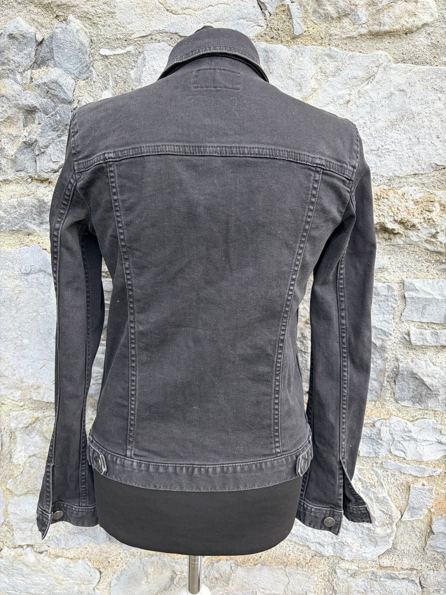 Grey denim jacket uk 6-8