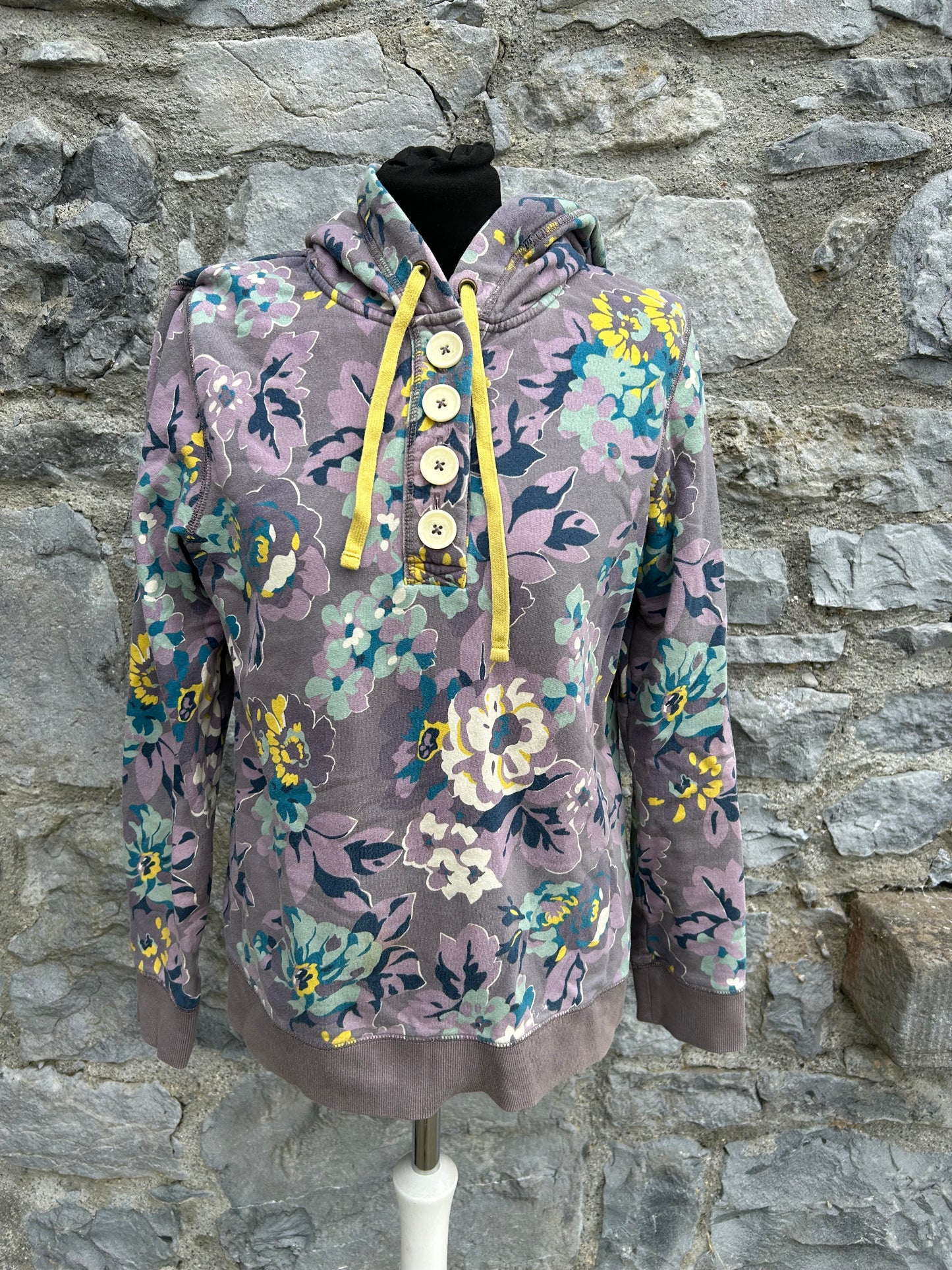 Purple floral hoodie uk 10-12