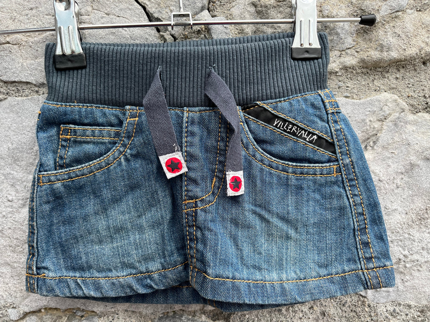 Denim mini skirt 6-9m (68-74cm)