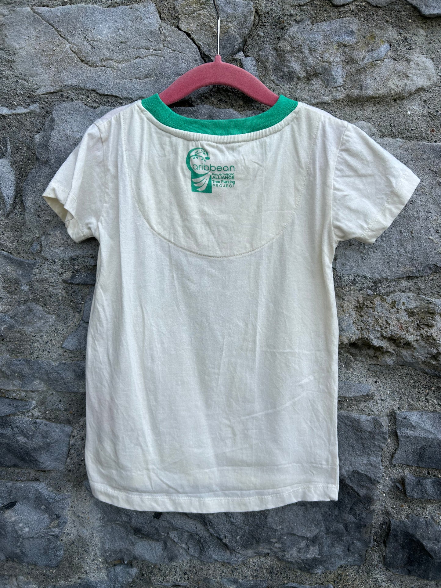 Plant a Tree white T-shirt 7y (122cm)