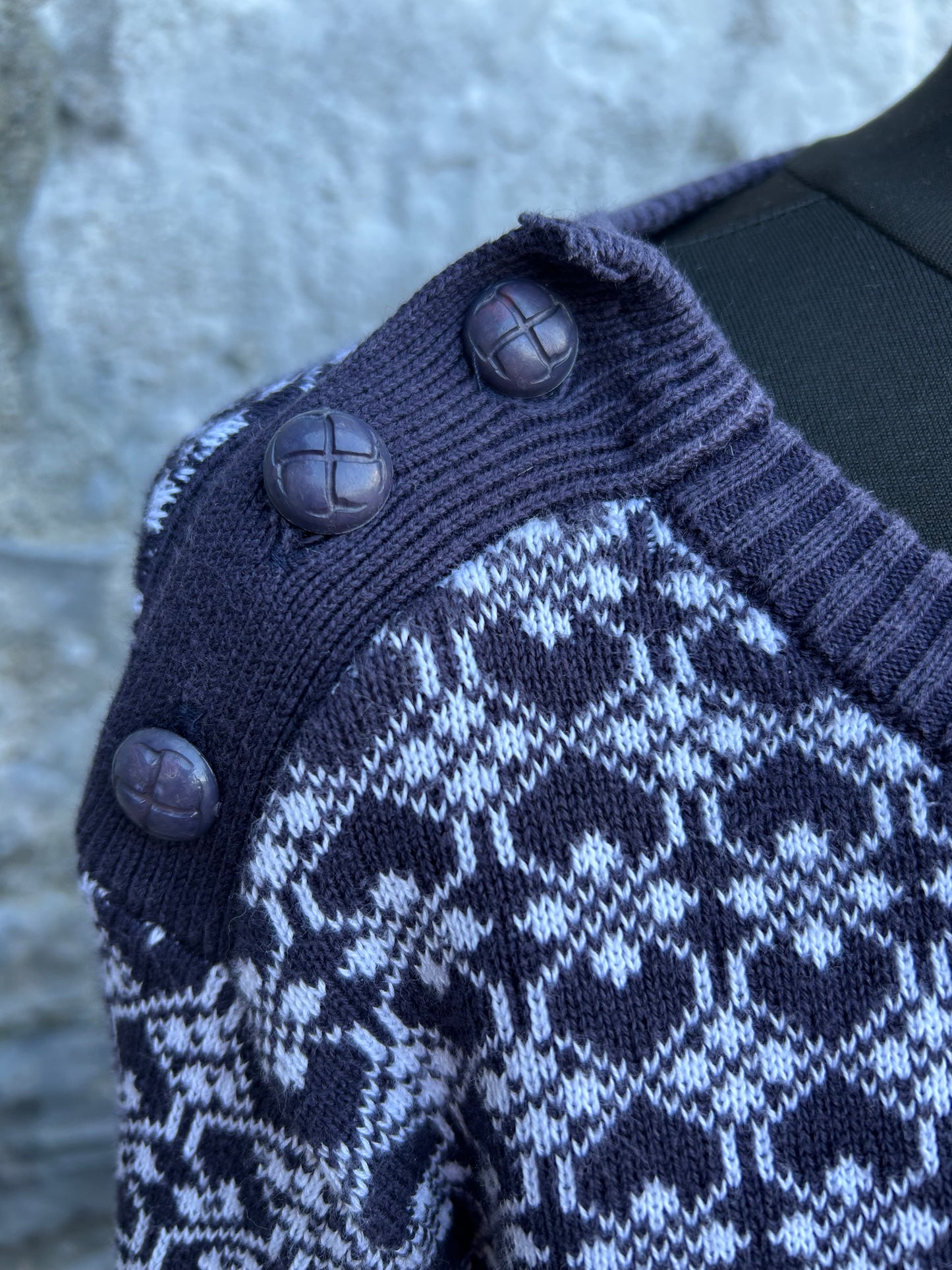 Geometric pattern short jumper uk 10-12