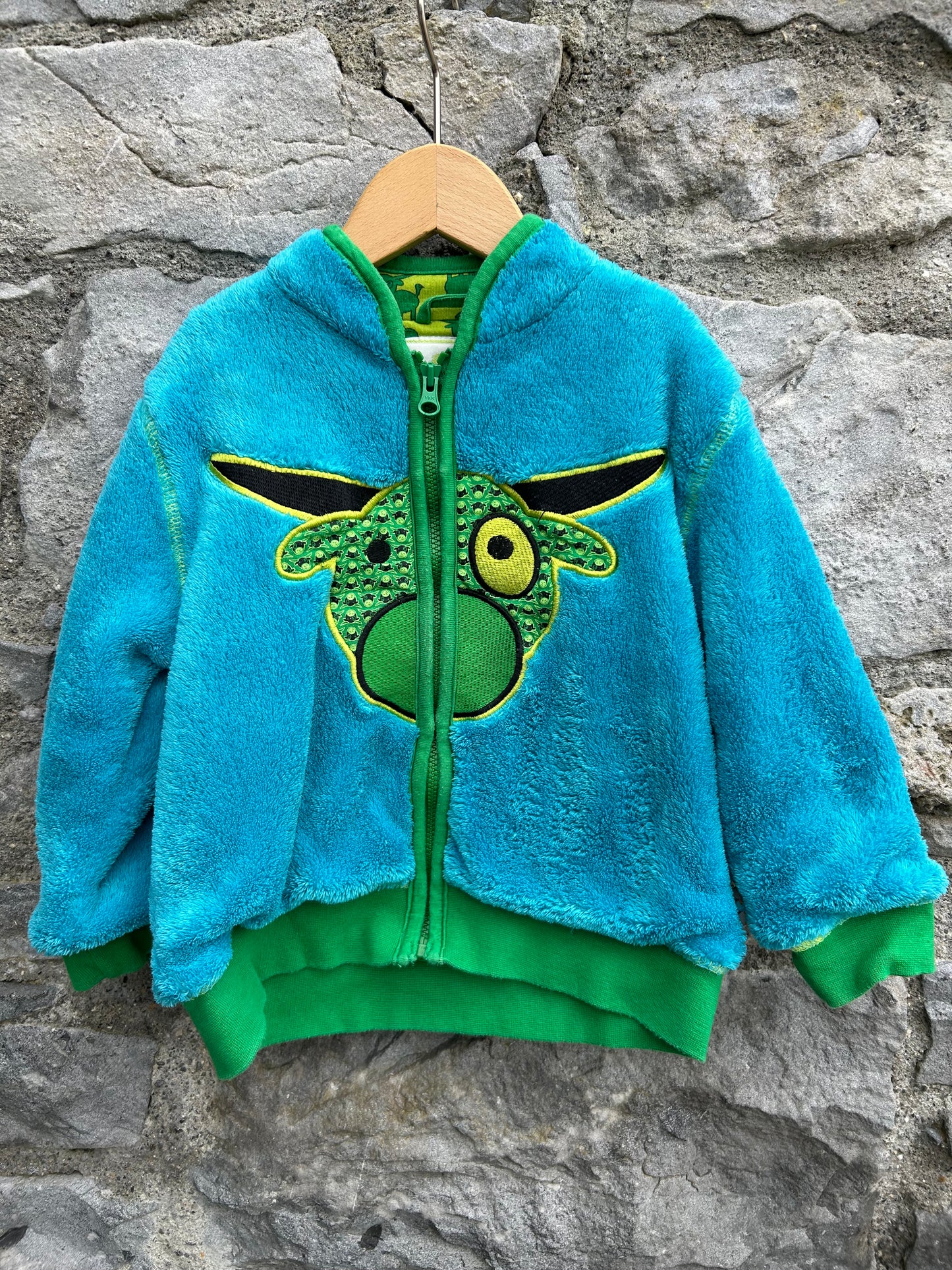 Bull blue fleece 18-24m (86-92cm)