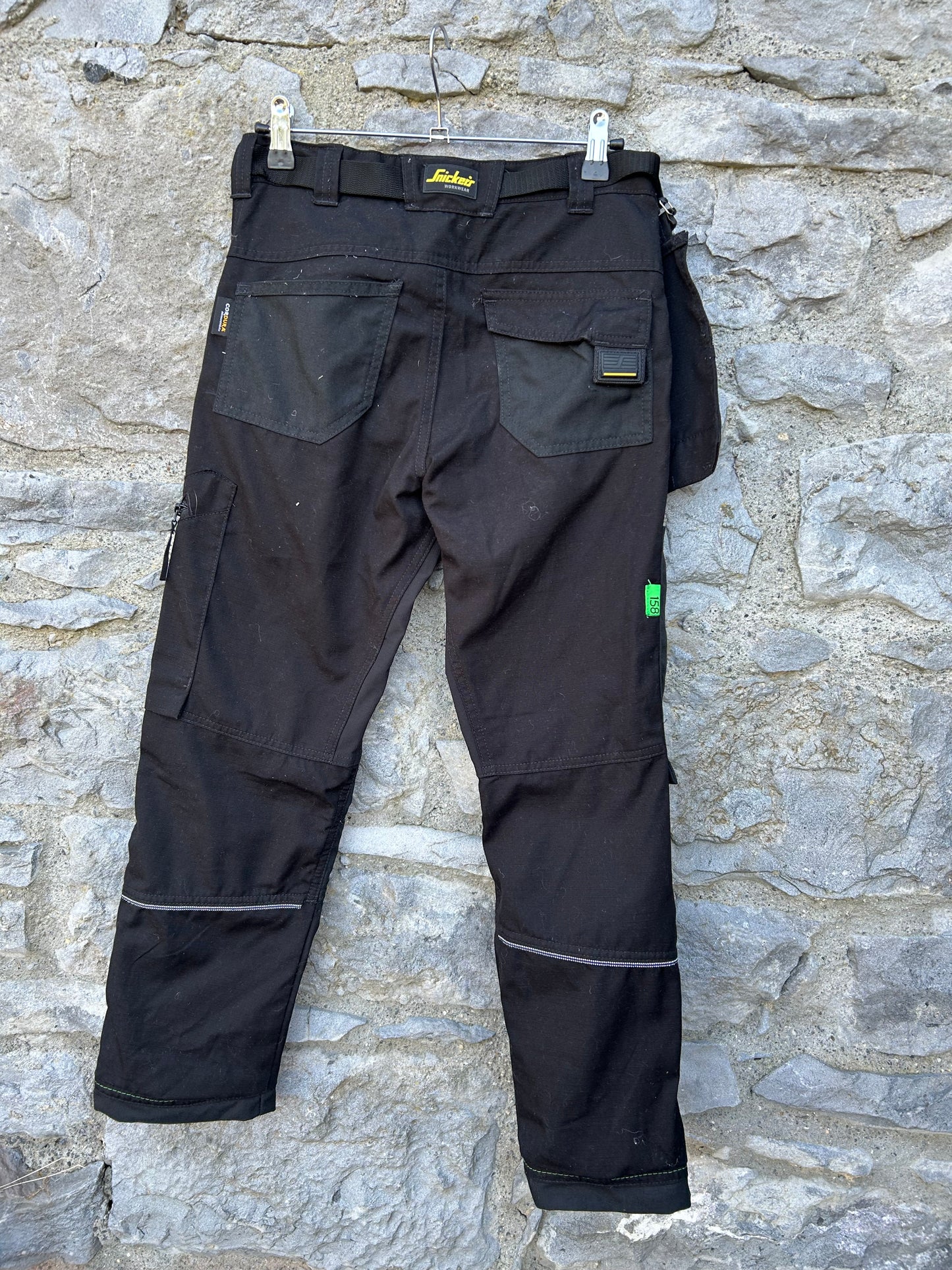 Black workers pants 12-13y (152-158cm)