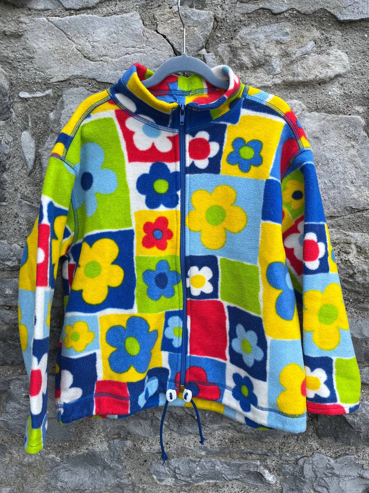 90s patchwork floral fleece 11-12y (146-152cm)