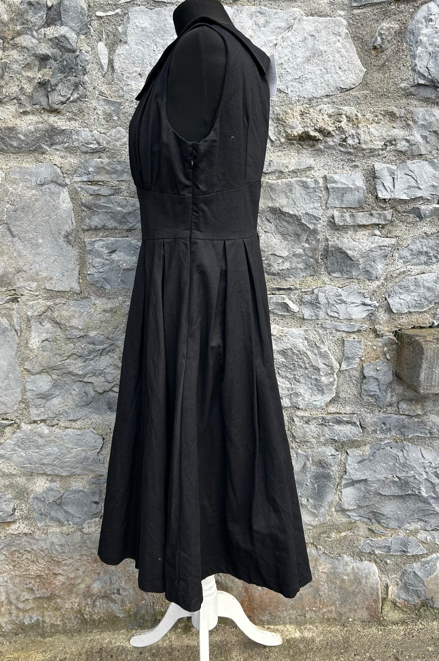 50s style black dress uk 14