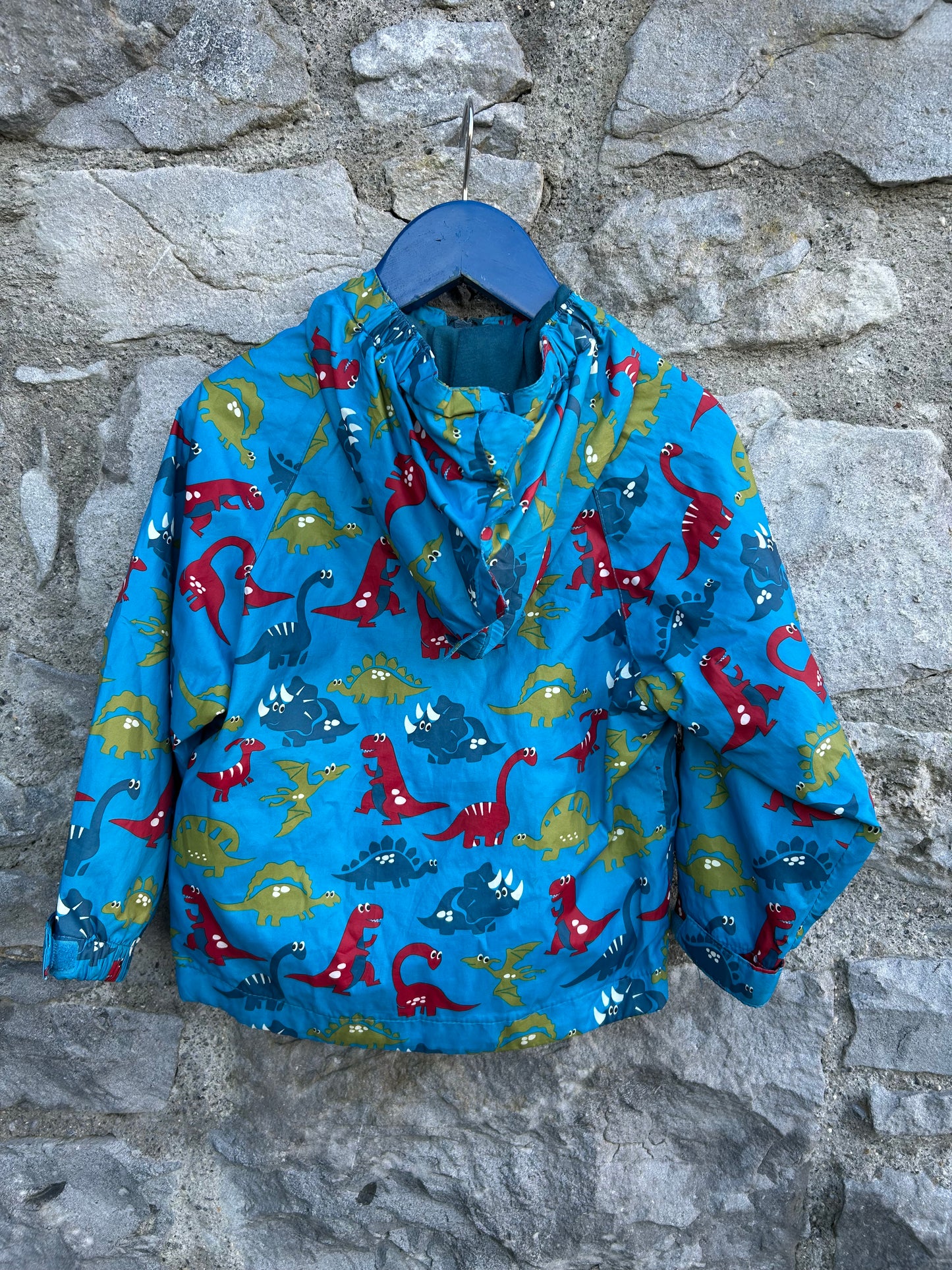 Dinosaurs blue jacket 18-24m (86-92cm)