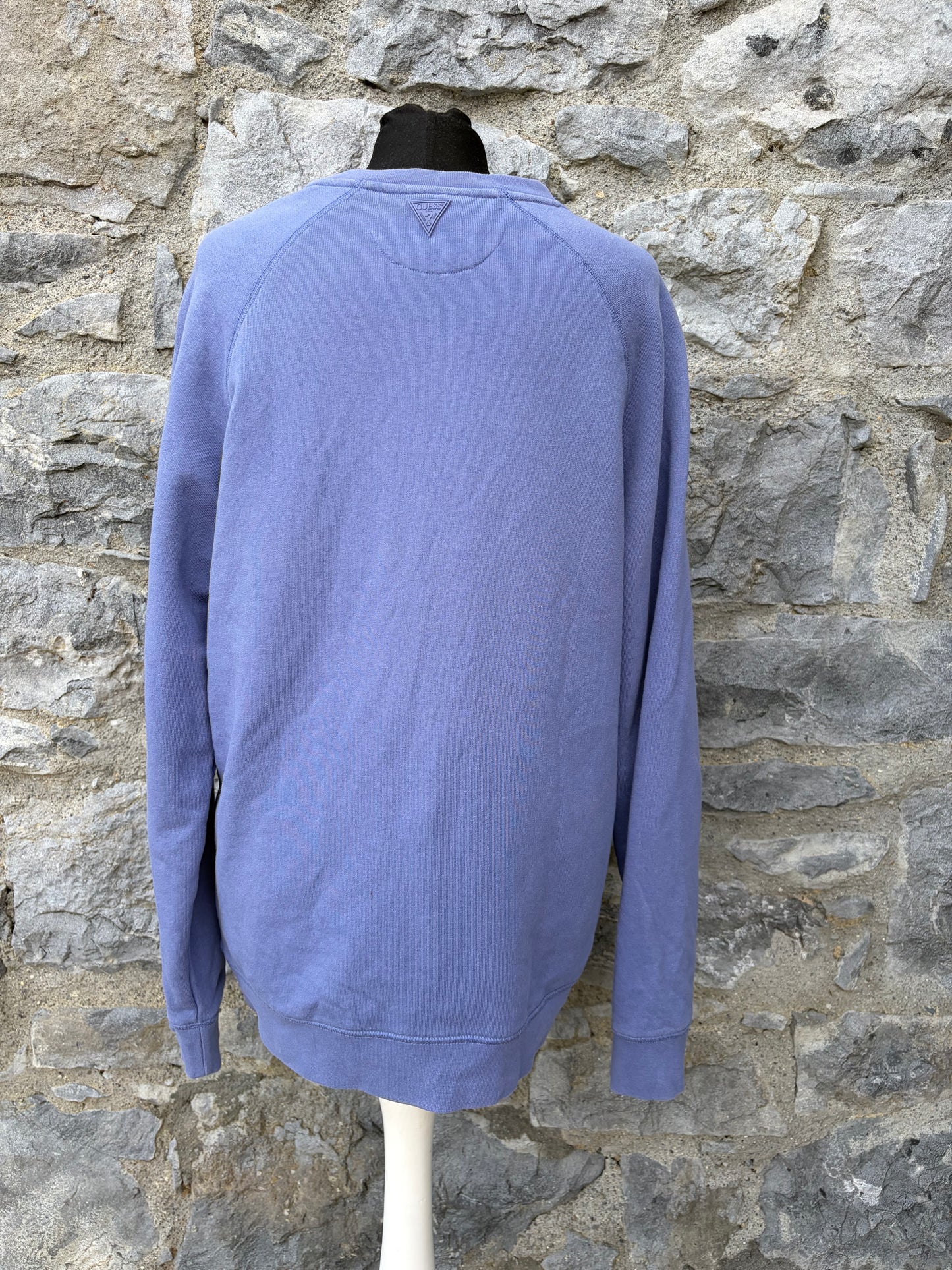 Blue Aldwin crew-neck sweatshirt Large