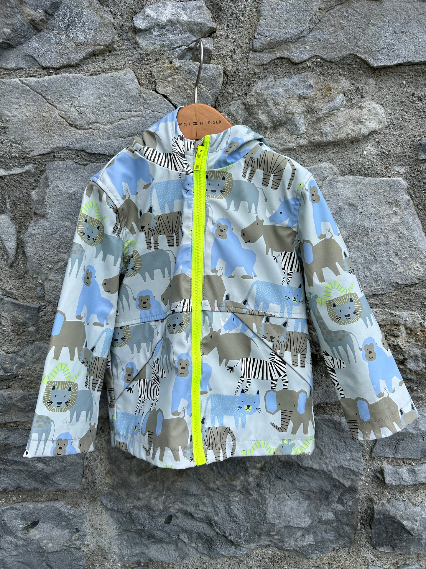 Savannah animals grey jacket 18-24m (86-92cm)