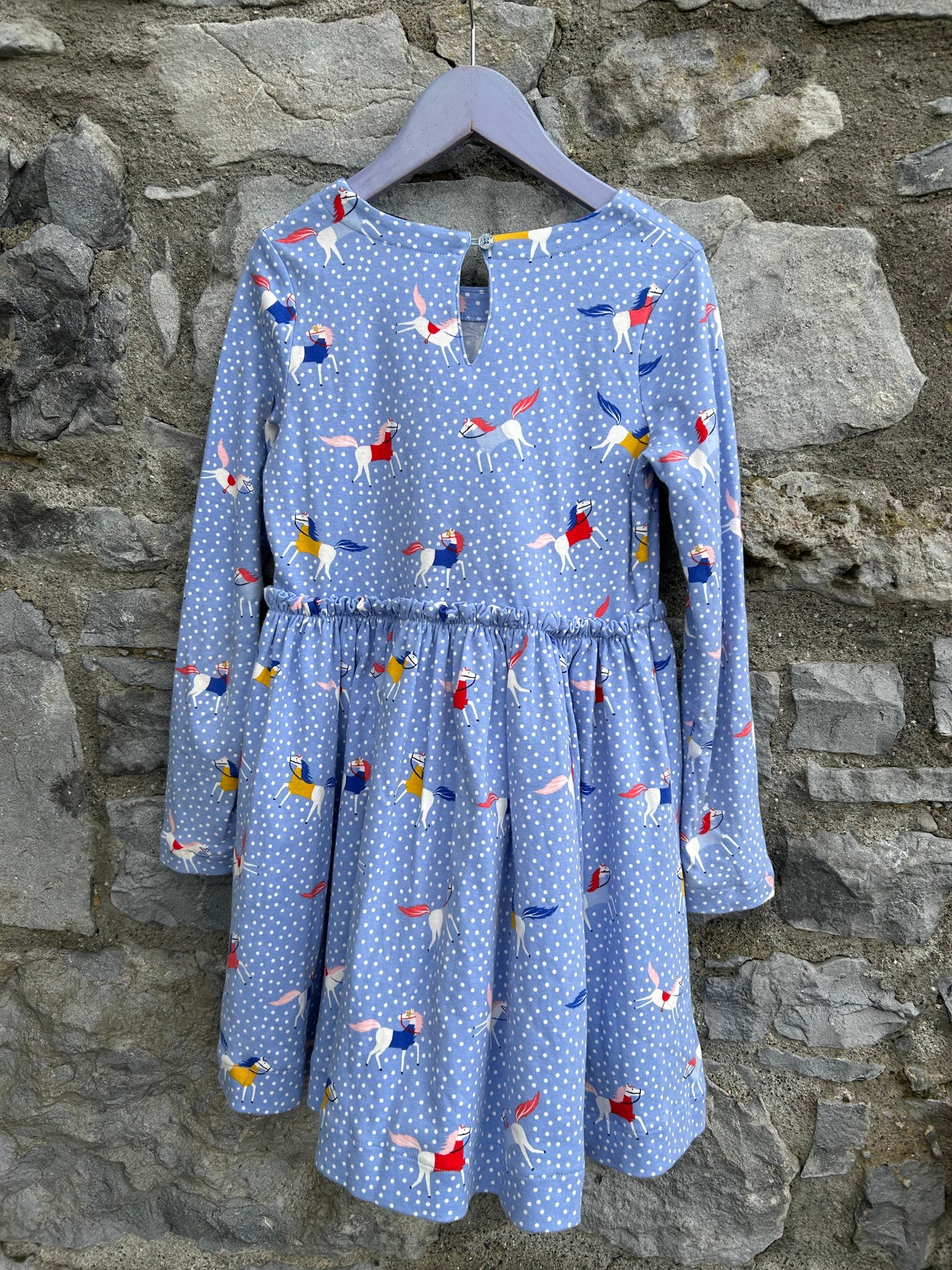 Polka dots horses dress 9-10y (134-140cm)