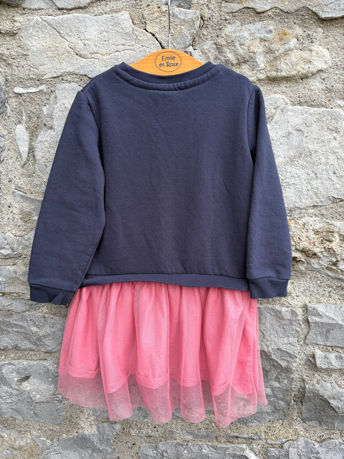 Hogwarts navy&pink dress 3-4y (98-104cm)
