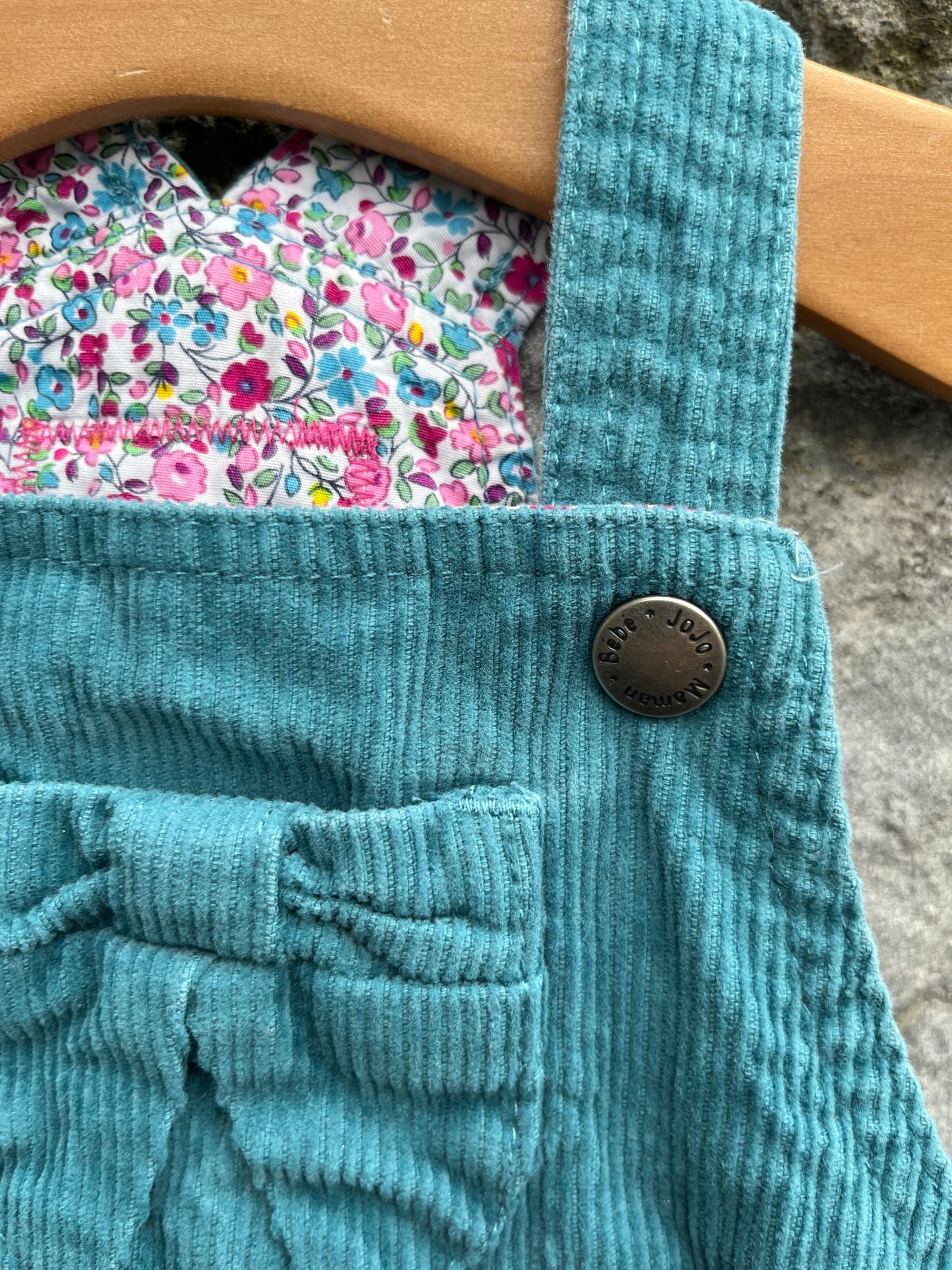 Teal cord pinafore 18-24m (86-92cm)