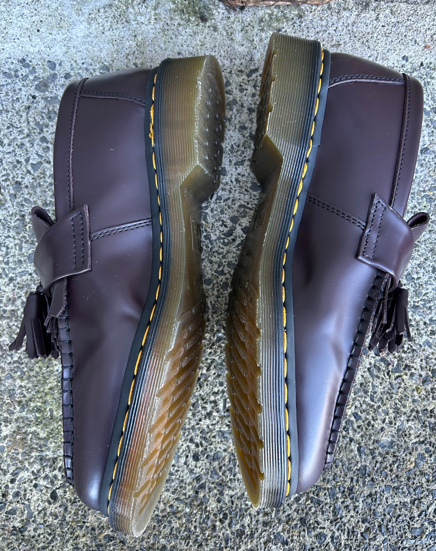 Burgundy moccasin uk 9 (eu 43)