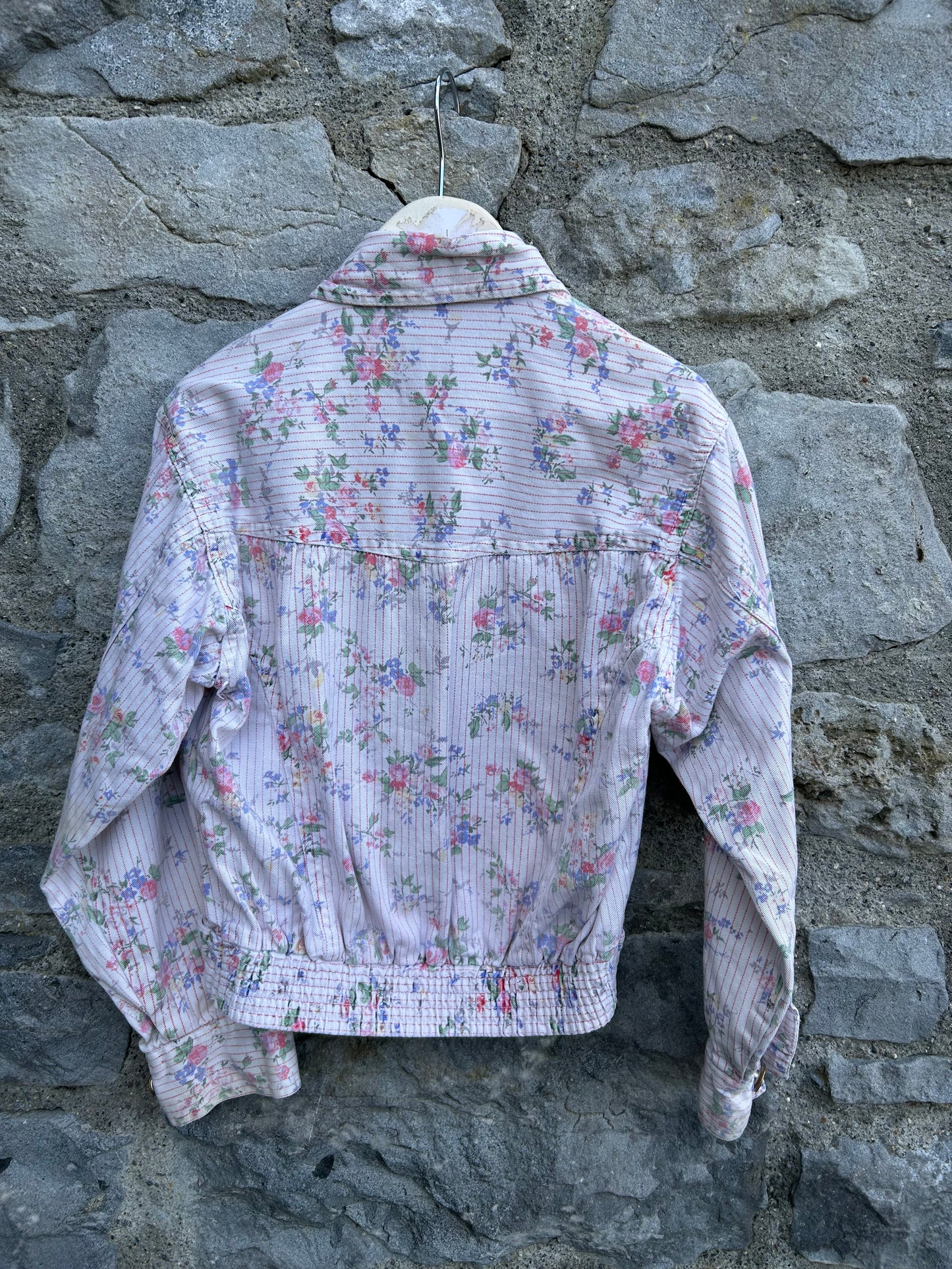 90s floral denim jacket 5-6y (110-116cm)