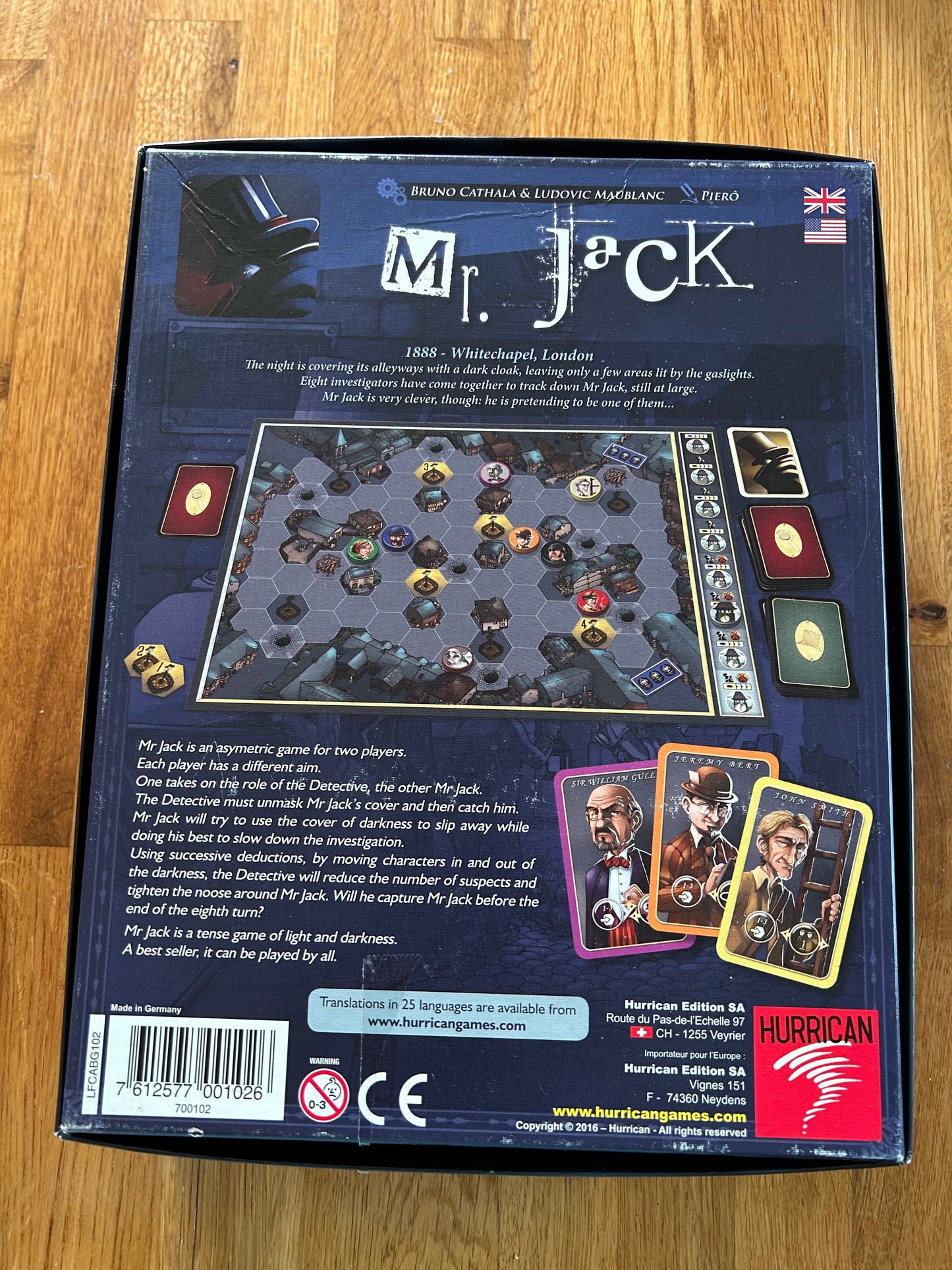 Mr.Jack board game