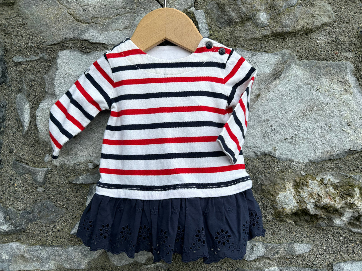 RL stripy tunic 0-3m (56-62cm)