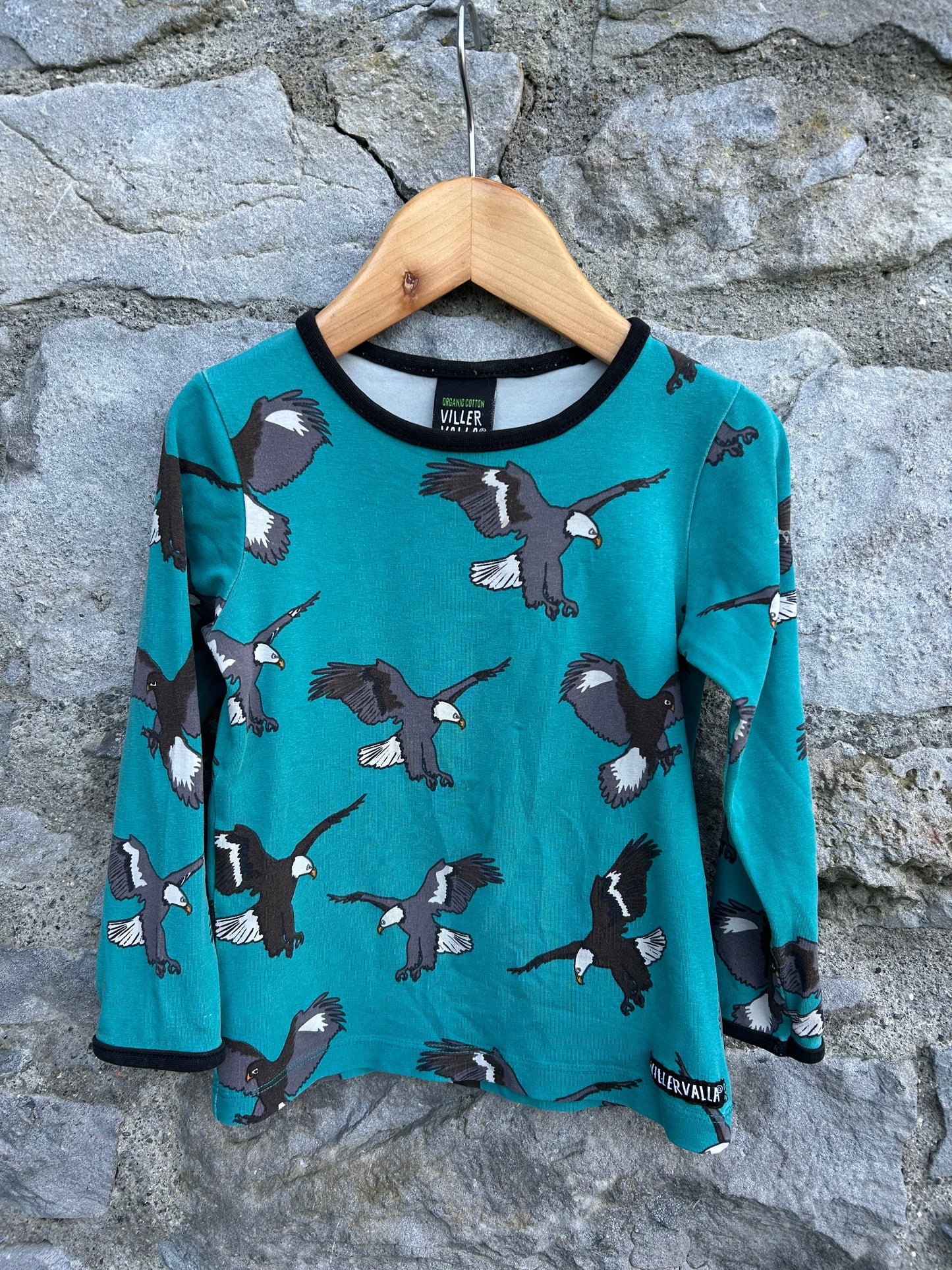 Eagles teal top 18-24m (86-92cm)