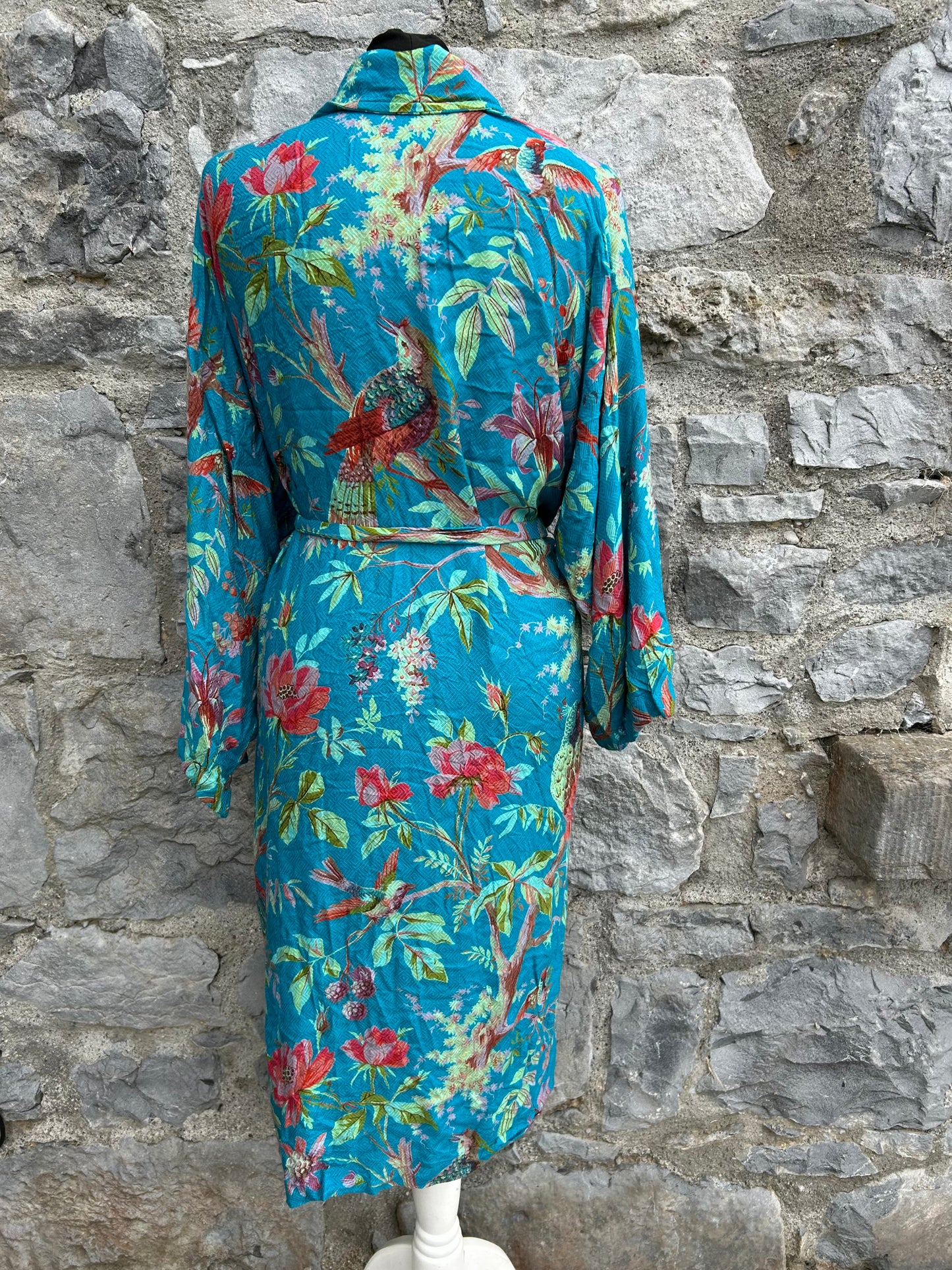 Birds teal gown uk 12-14