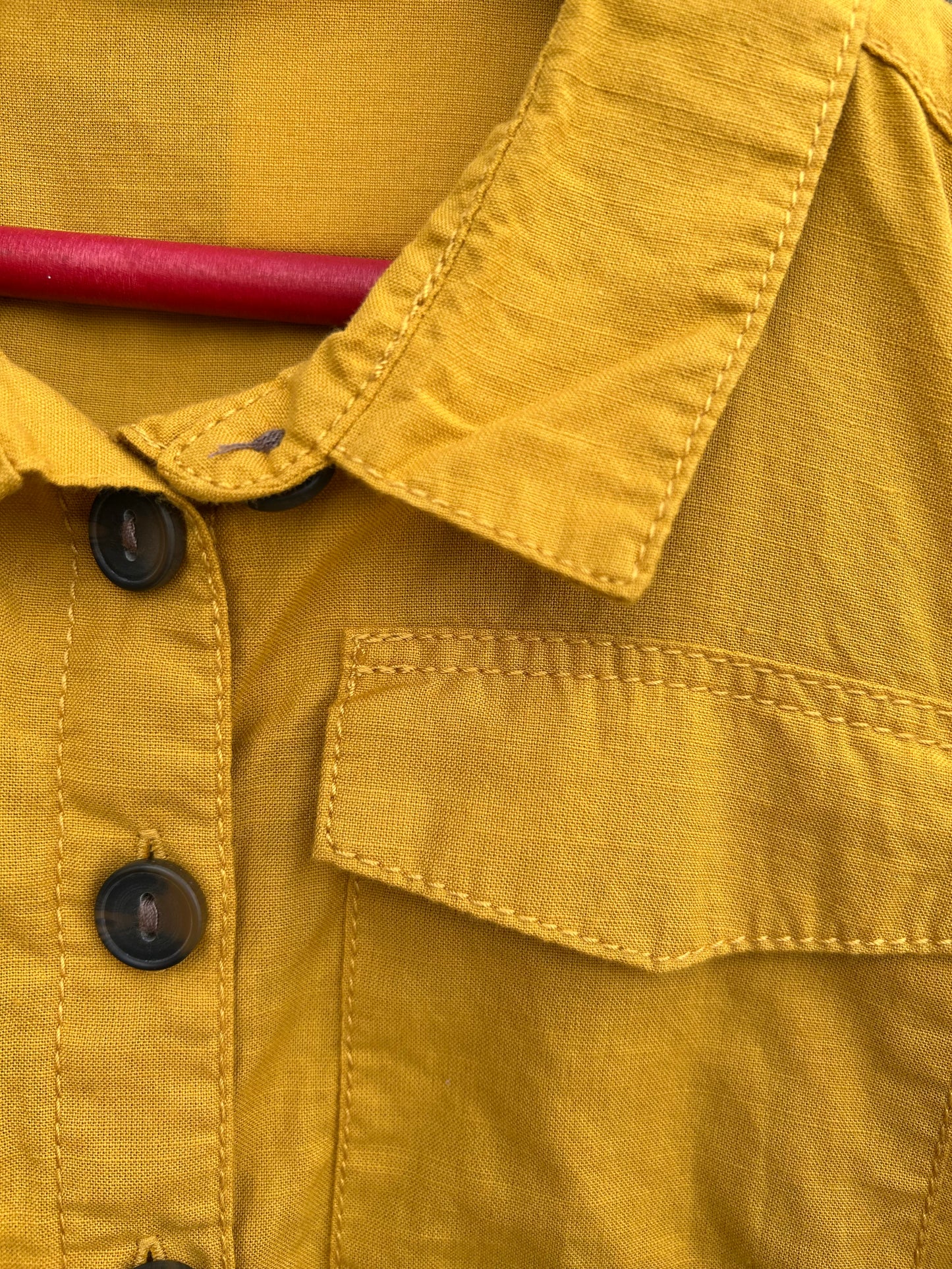 Mustard light dress 6-7y (116-122cm)