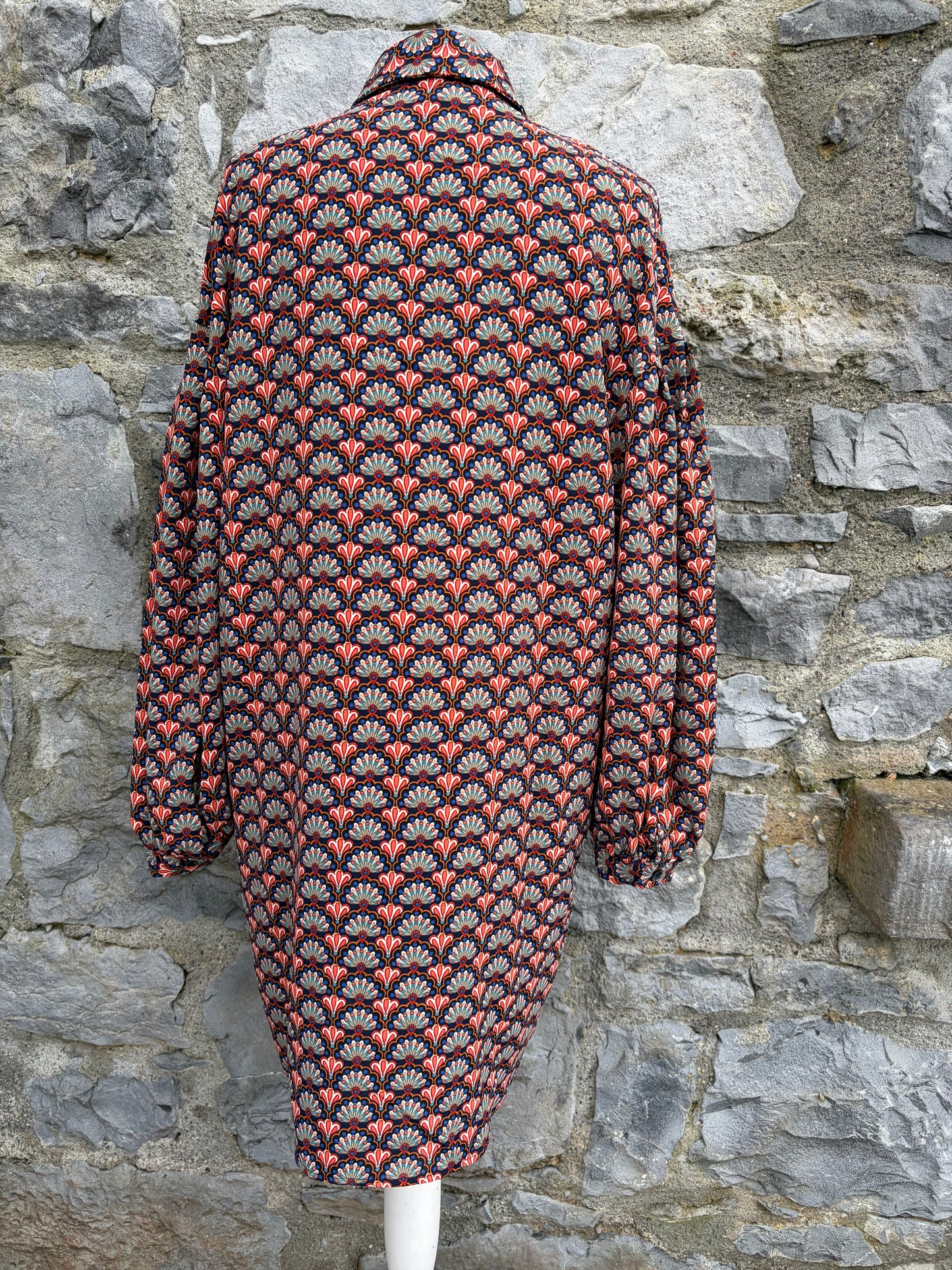Fans maroon shirt dress uk 12